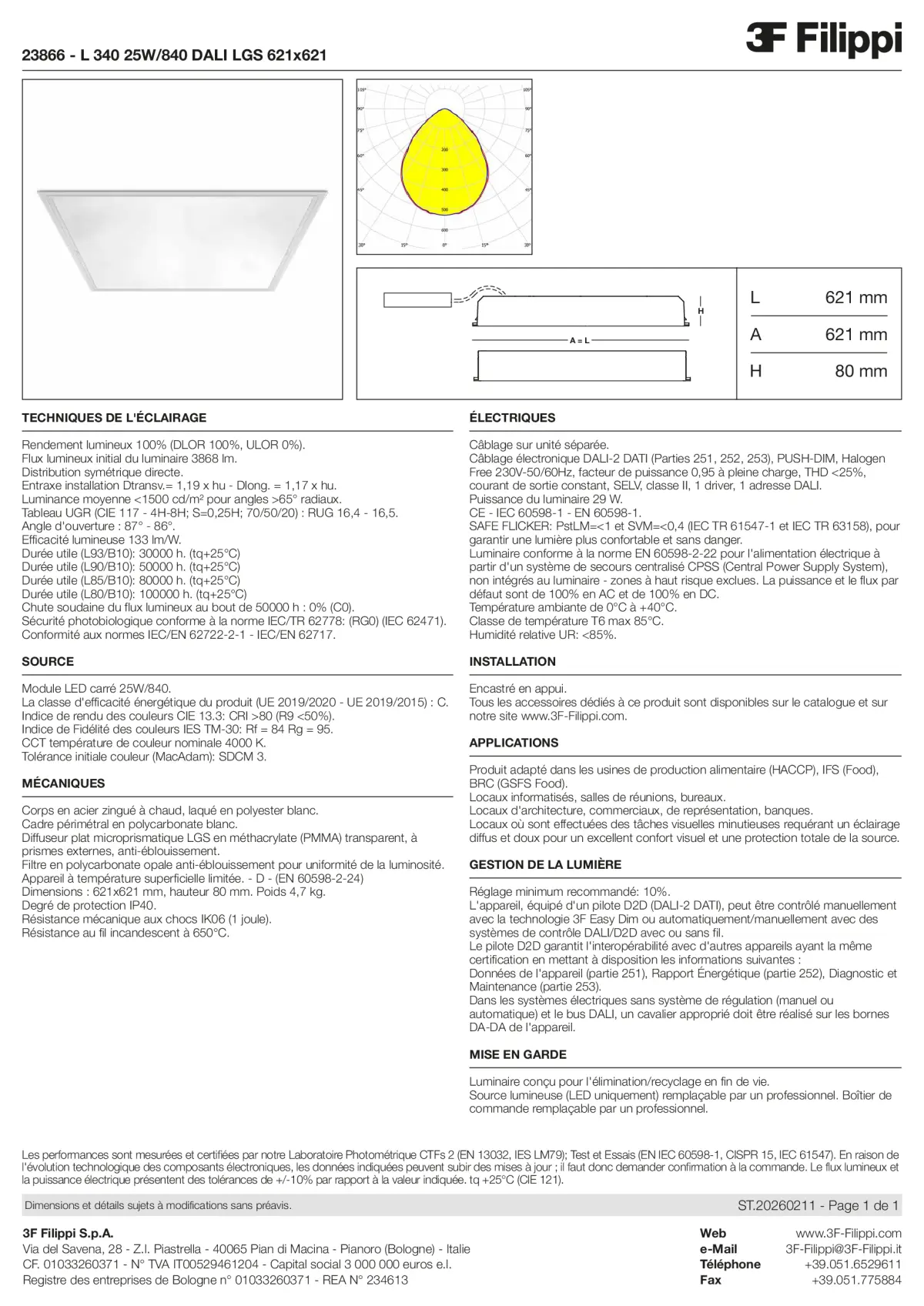 23866 - L 340 25W-840 DALI LGS 621x621 - Datasheet - fr
