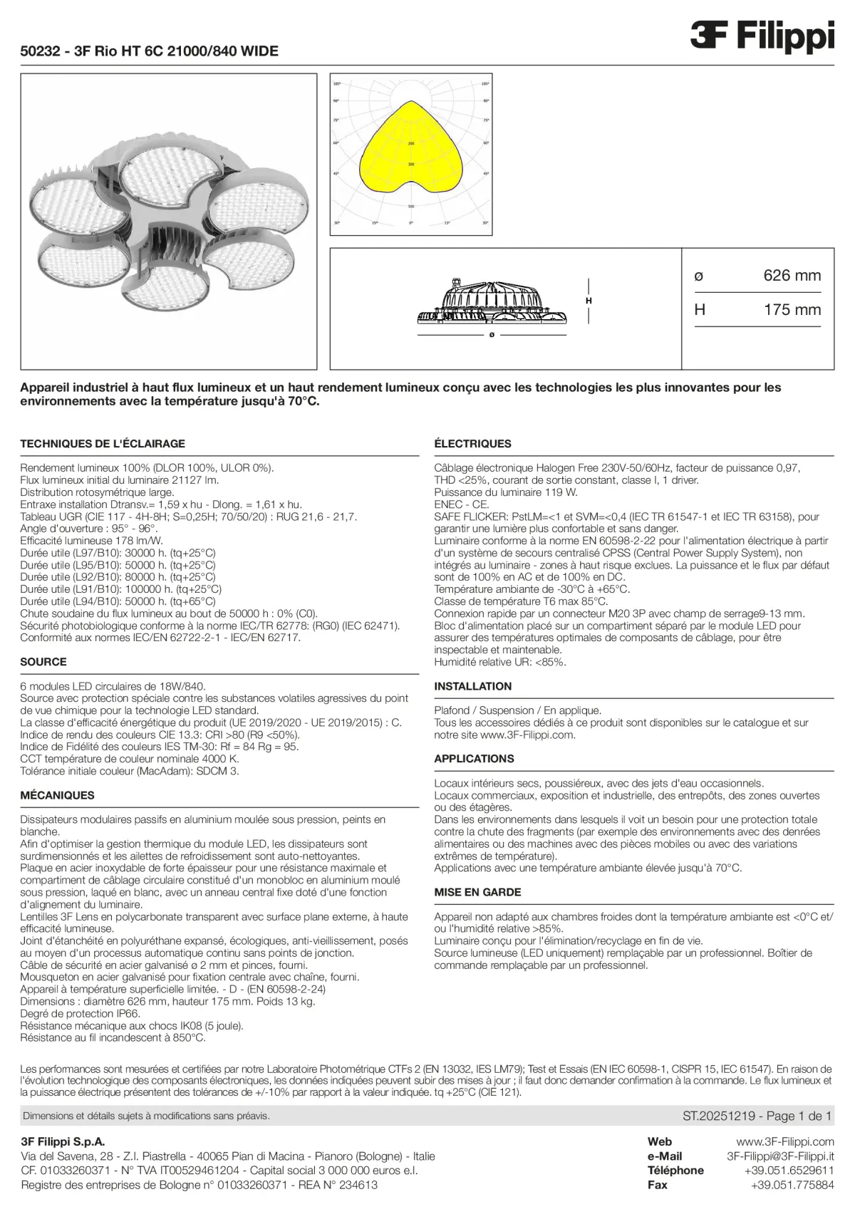 50232 - 3F Rio HT 6C 21000-840 WIDE - Datasheet - fr