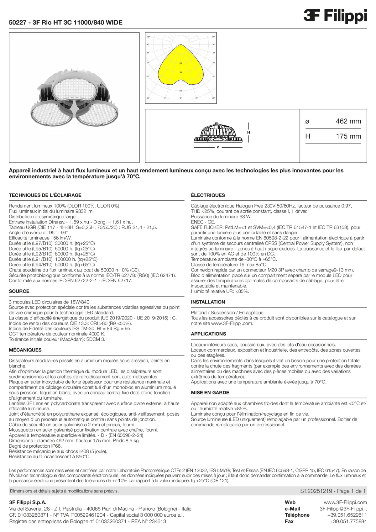 50227 - 3F Rio HT 3C 11000-840 WIDE - Datasheet - fr
