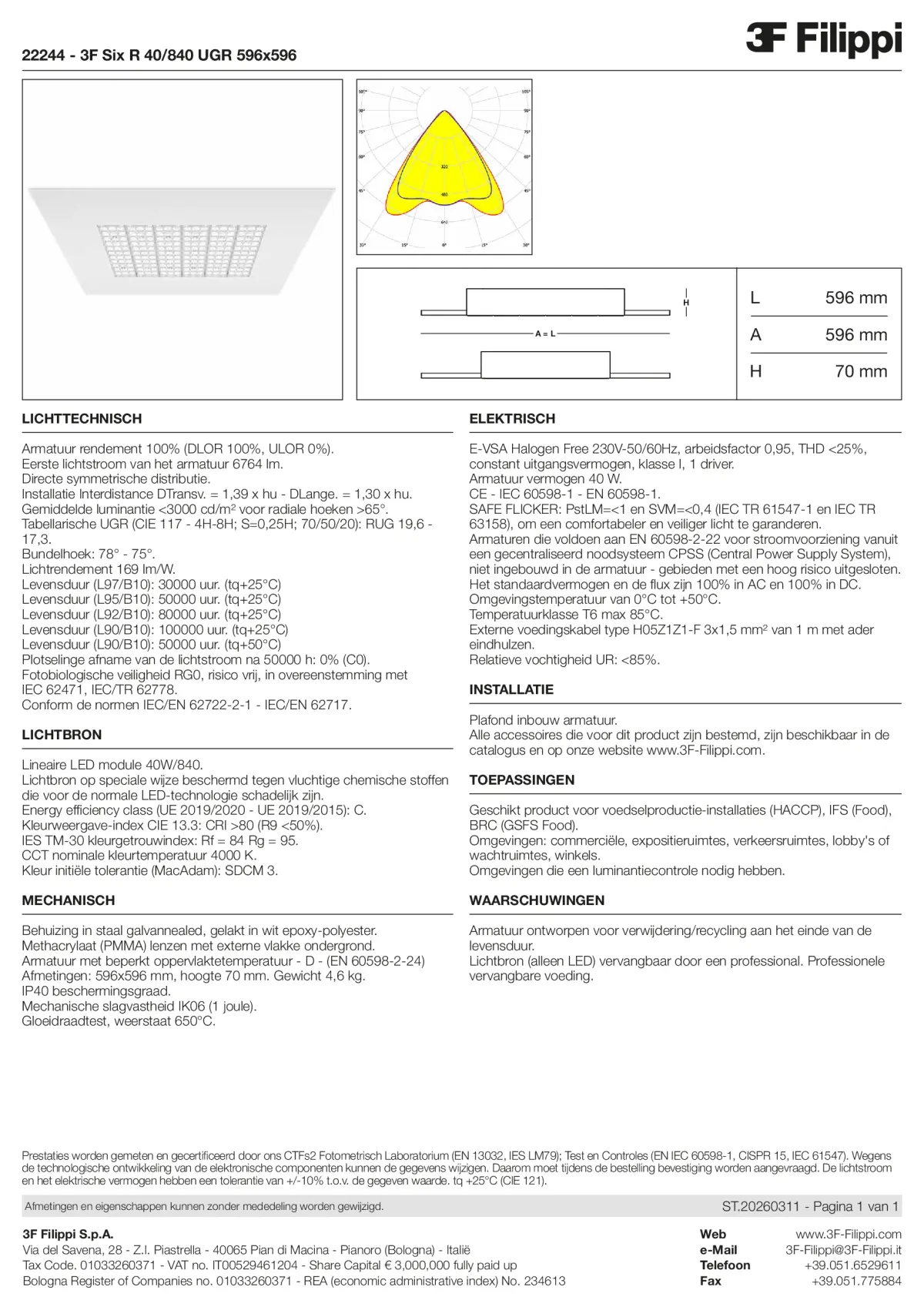 22244 - 3F Six R 40-840 UGR 596x596 - Datasheet - nl