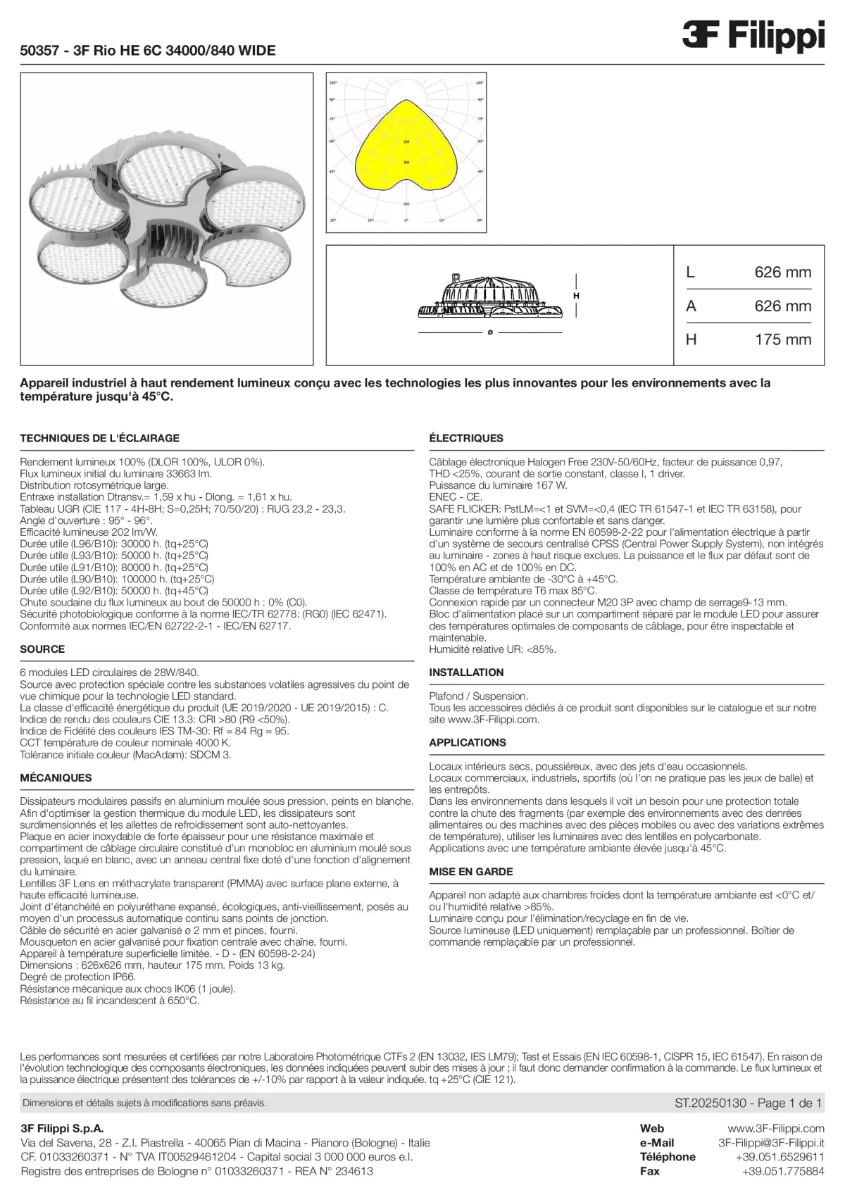 50357 - 3F Rio HE 6C 34000-840 WIDE - Datasheet - fr