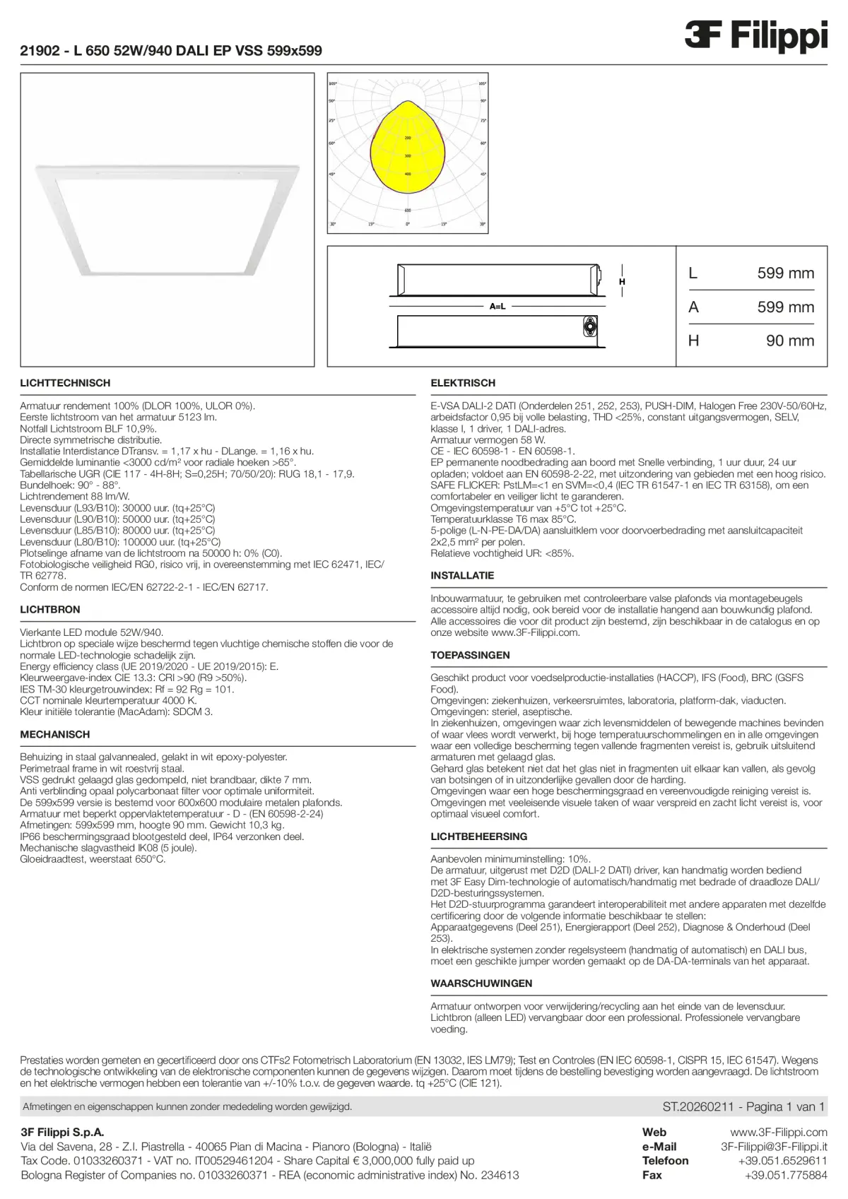 21902 - L 650 52W-940 DALI EP VSS 599x599 - Datasheet - nl