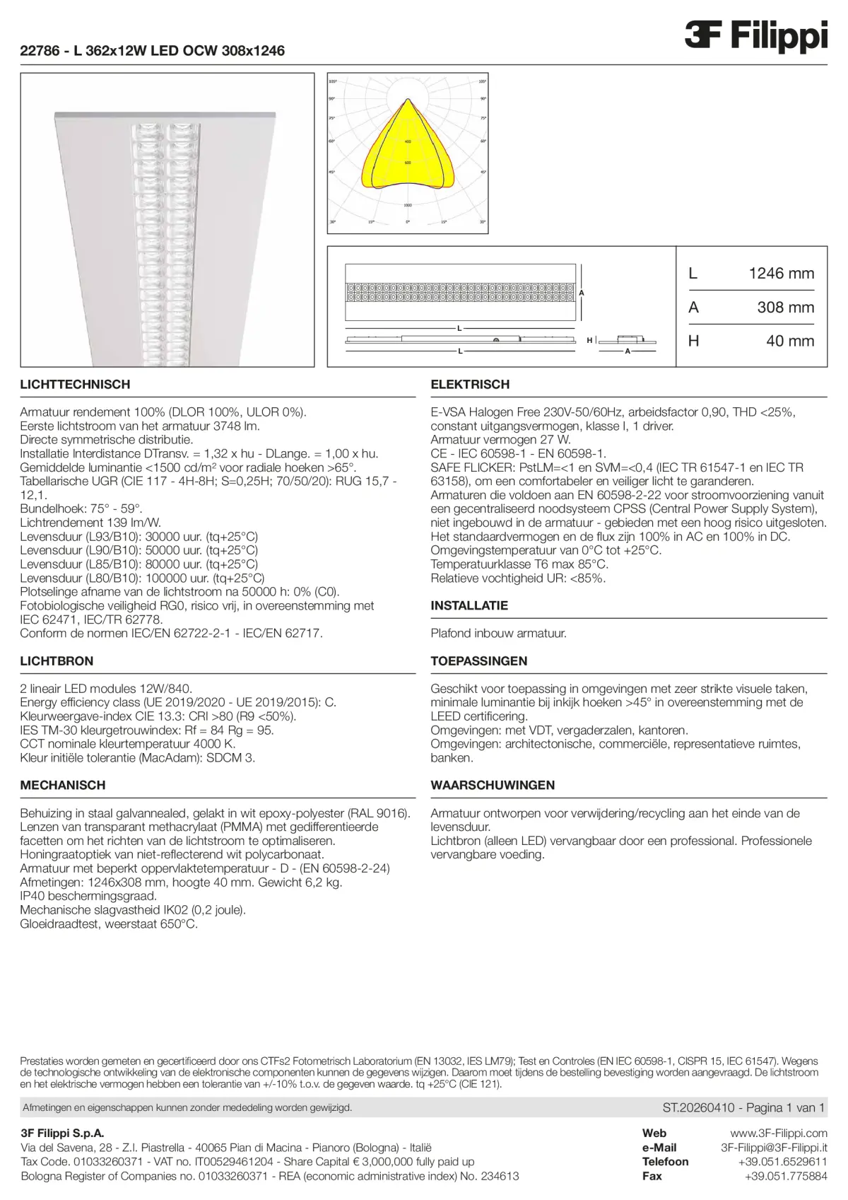 22786 - L 362x12W LED OCW 308x1246 - Datasheet - nl