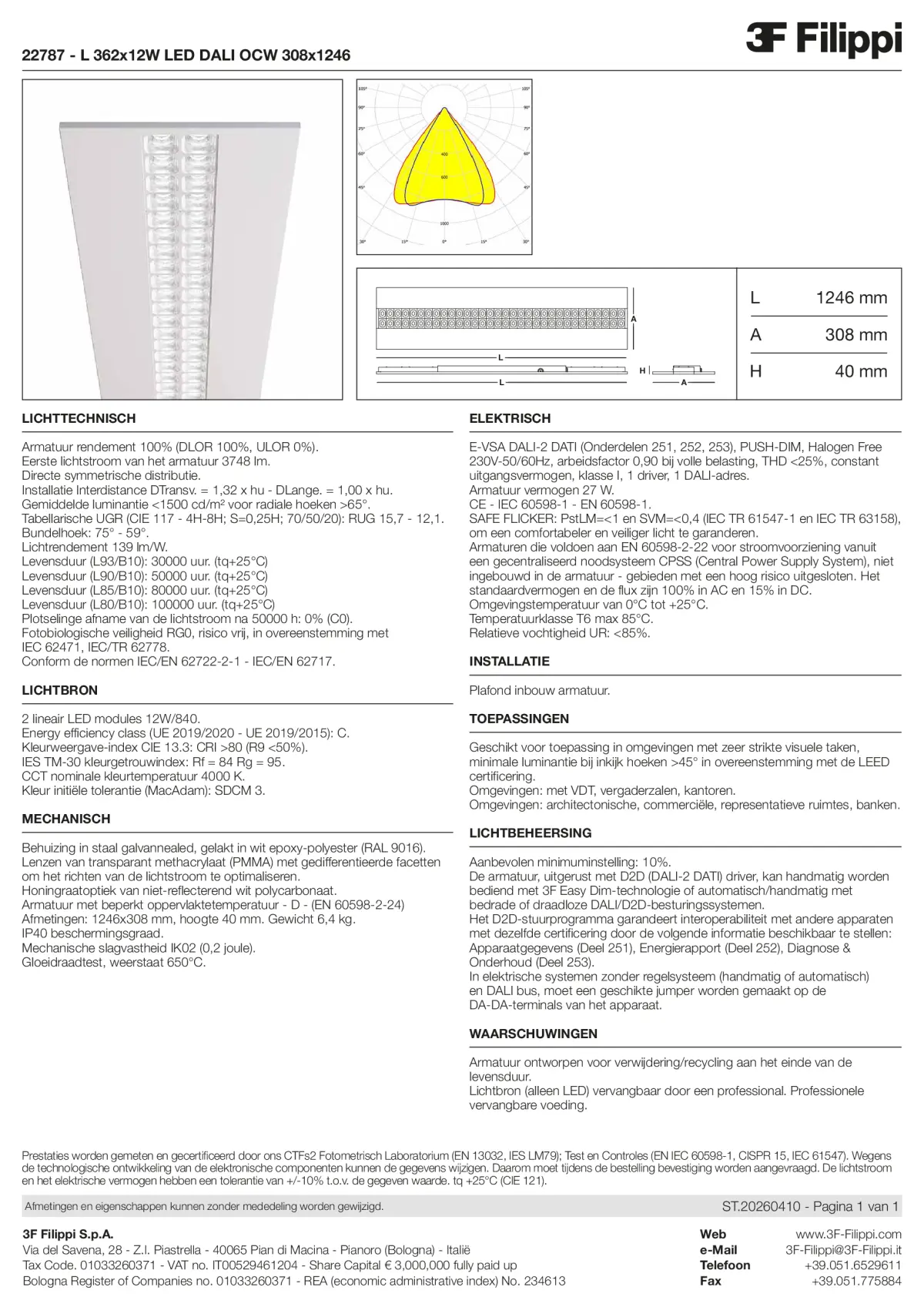 22787 - L 362x12W LED DALI OCW 308x1246 - Datasheet - nl