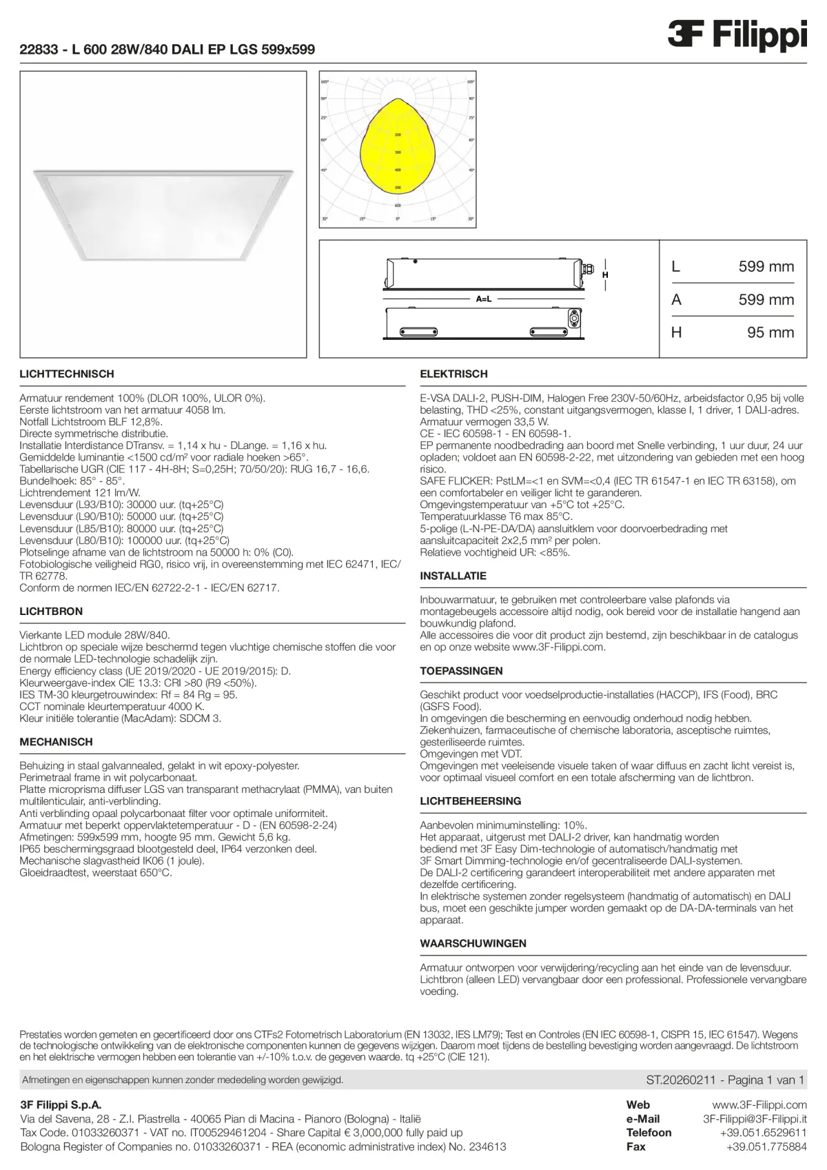 22833 - L 600 28W-840 DALI EP LGS 599x599 - Datasheet - nl