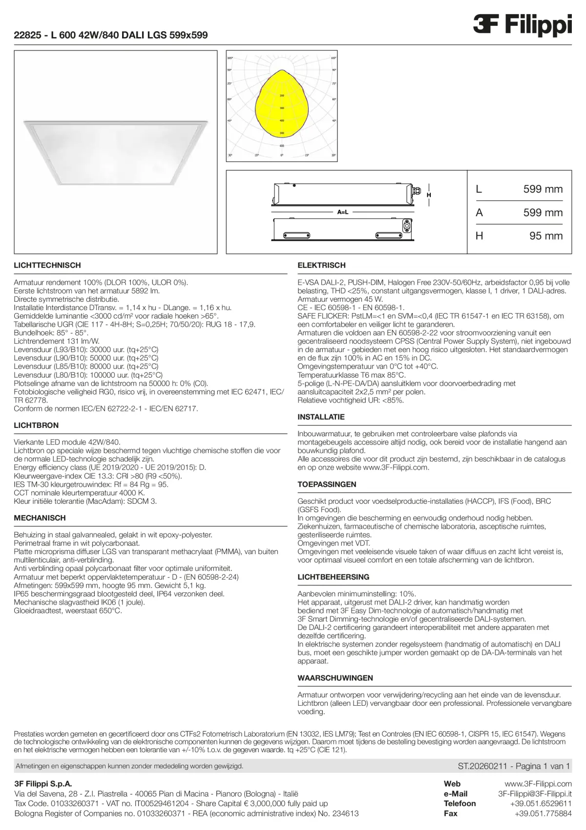 22825 - L 600 42W-840 DALI LGS 599x599 - Datasheet - nl