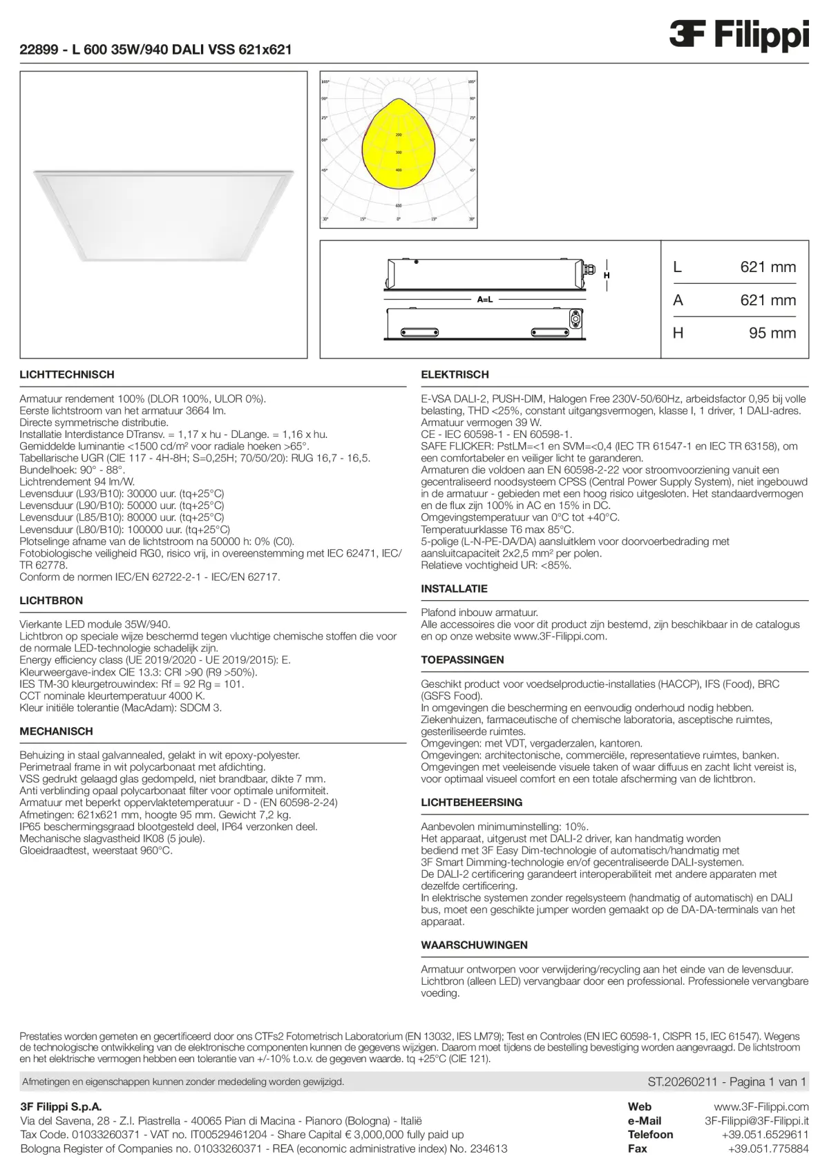 22899 - L 600 35W-940 DALI VSS 621x621 - Datasheet - nl