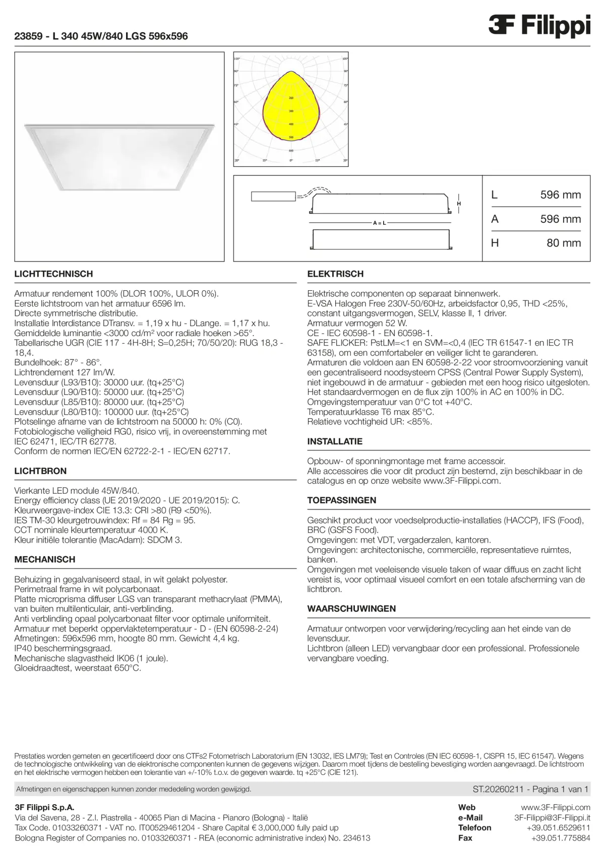 23859 - L 340 45W-840 LGS 596x596 - Datasheet - nl