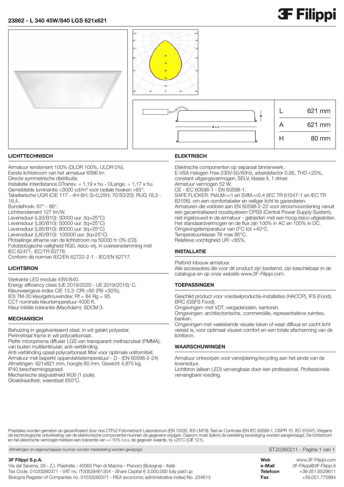 23862 - L 340 45W-840 LGS 621x621 - Datasheet - nl