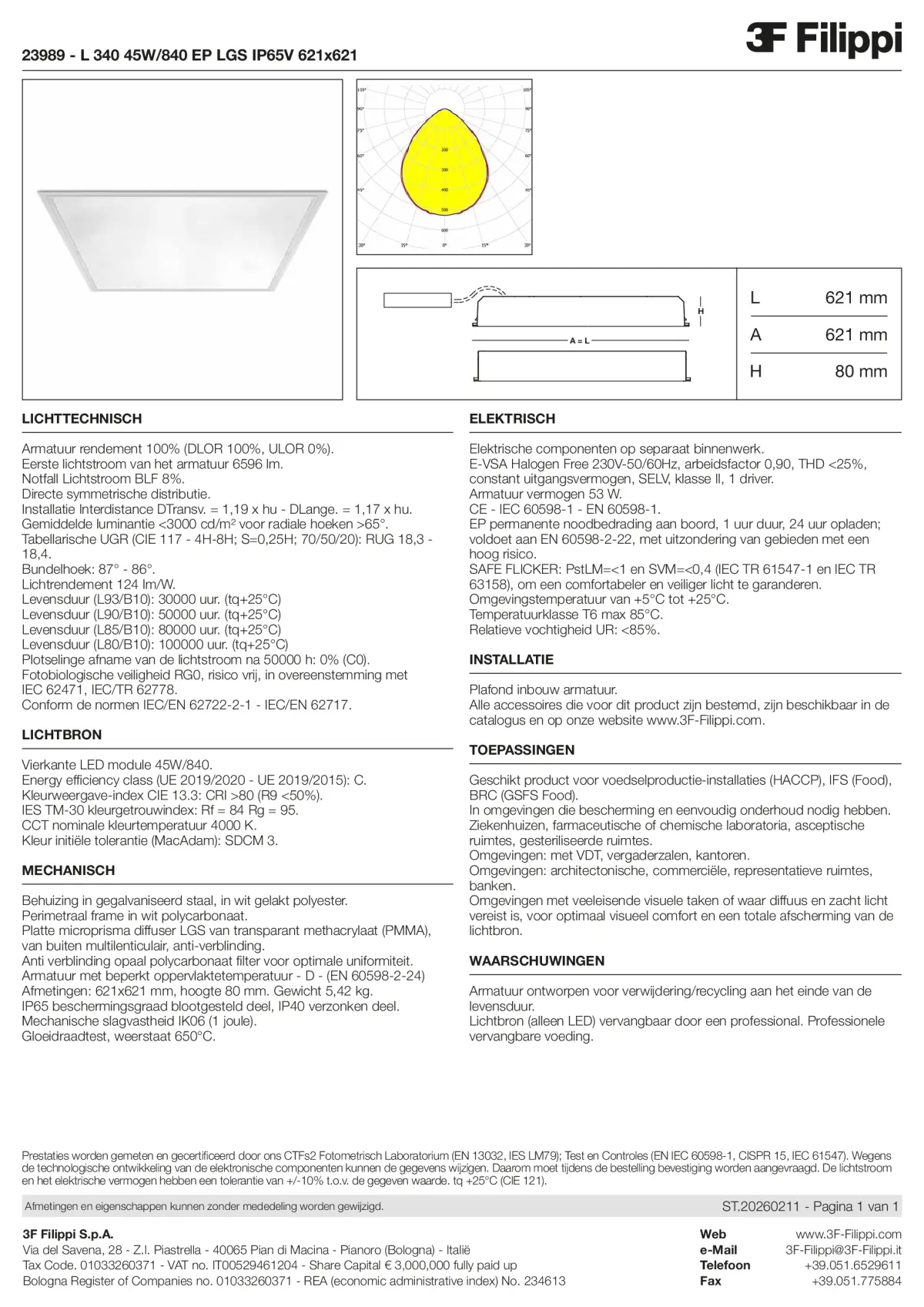 23989 - L 340 45W-840 EP LGS IP65V 621x621 - Datasheet - nl