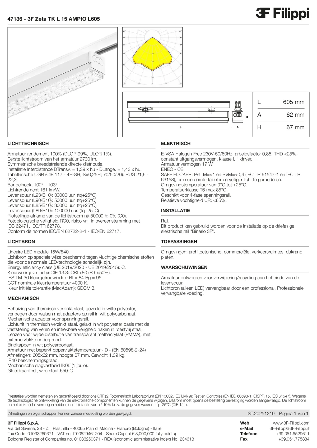47136 - 3F Zeta TK L 15 AMPIO L605 - Datasheet - nl