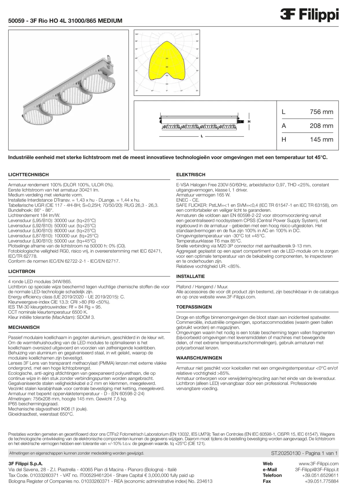 50059 - 3F Rio HO 4L 31000-865 MEDIUM - Datasheet - nl