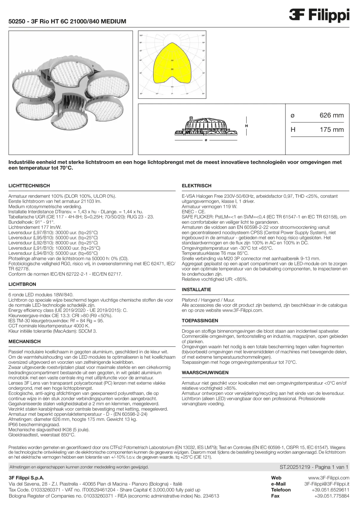 50250 - 3F Rio HT 6C 21000-840 MEDIUM - Datasheet - nl