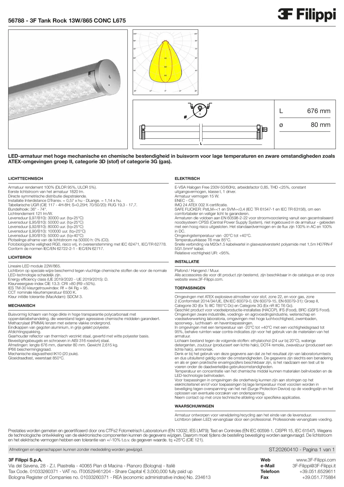 56788 - 3F Tank Rock 13W-865 CONC L675 - Datasheet - nl