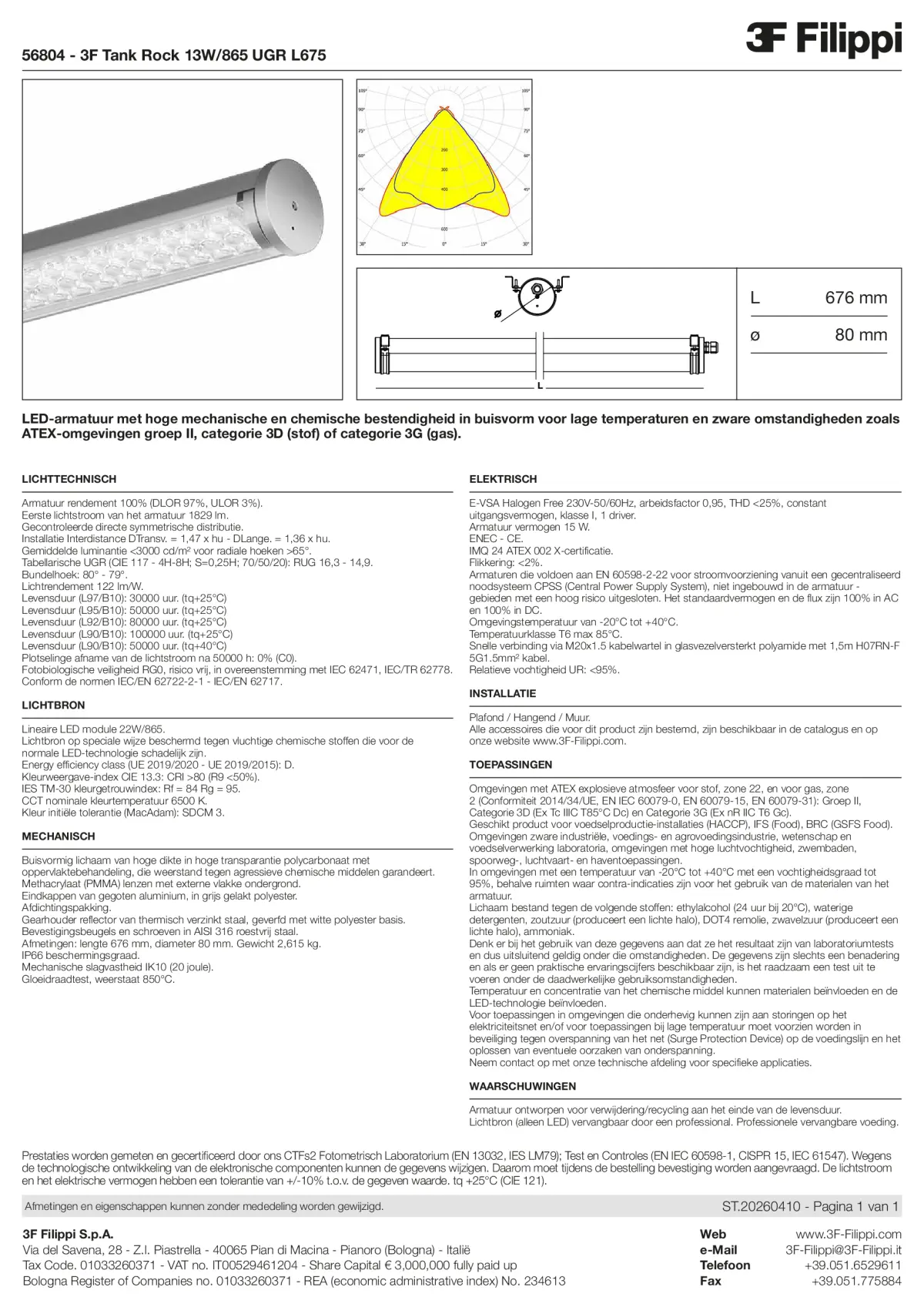 56804 - 3F Tank Rock 13W-865 UGR L675 - Datasheet - nl
