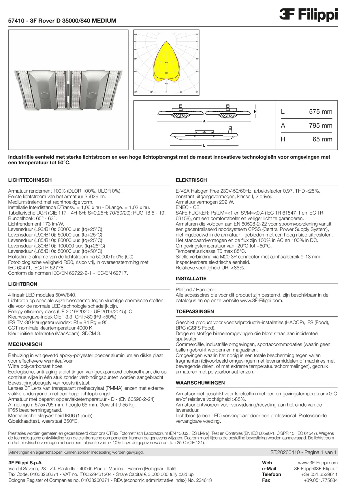 57410 - 3F Rover D 35000-840 MEDIUM - Datasheet - nl