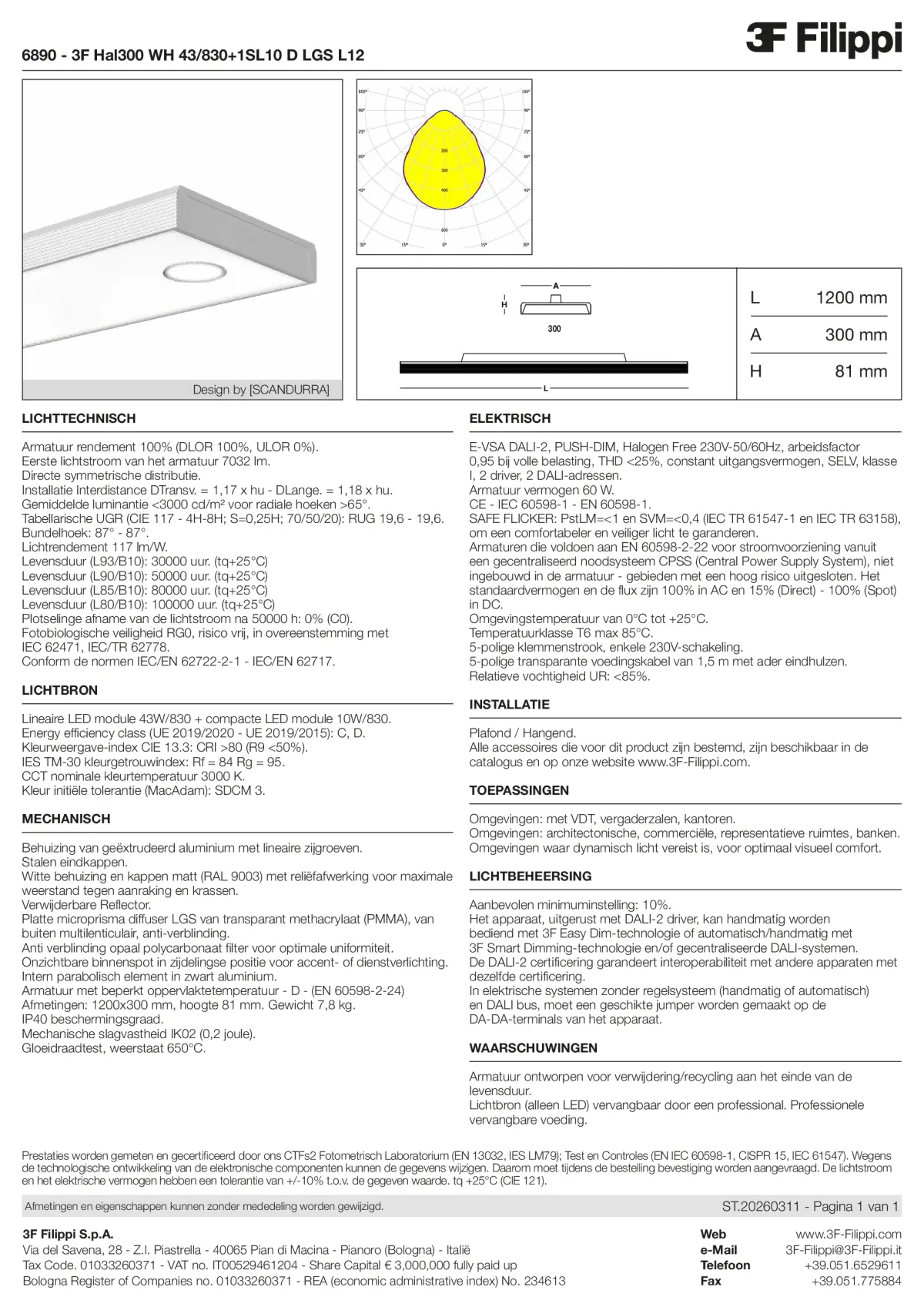 6890 - 3F Hal300 WH 43-830+1SL10 D LGS L12 - Datasheet - nl