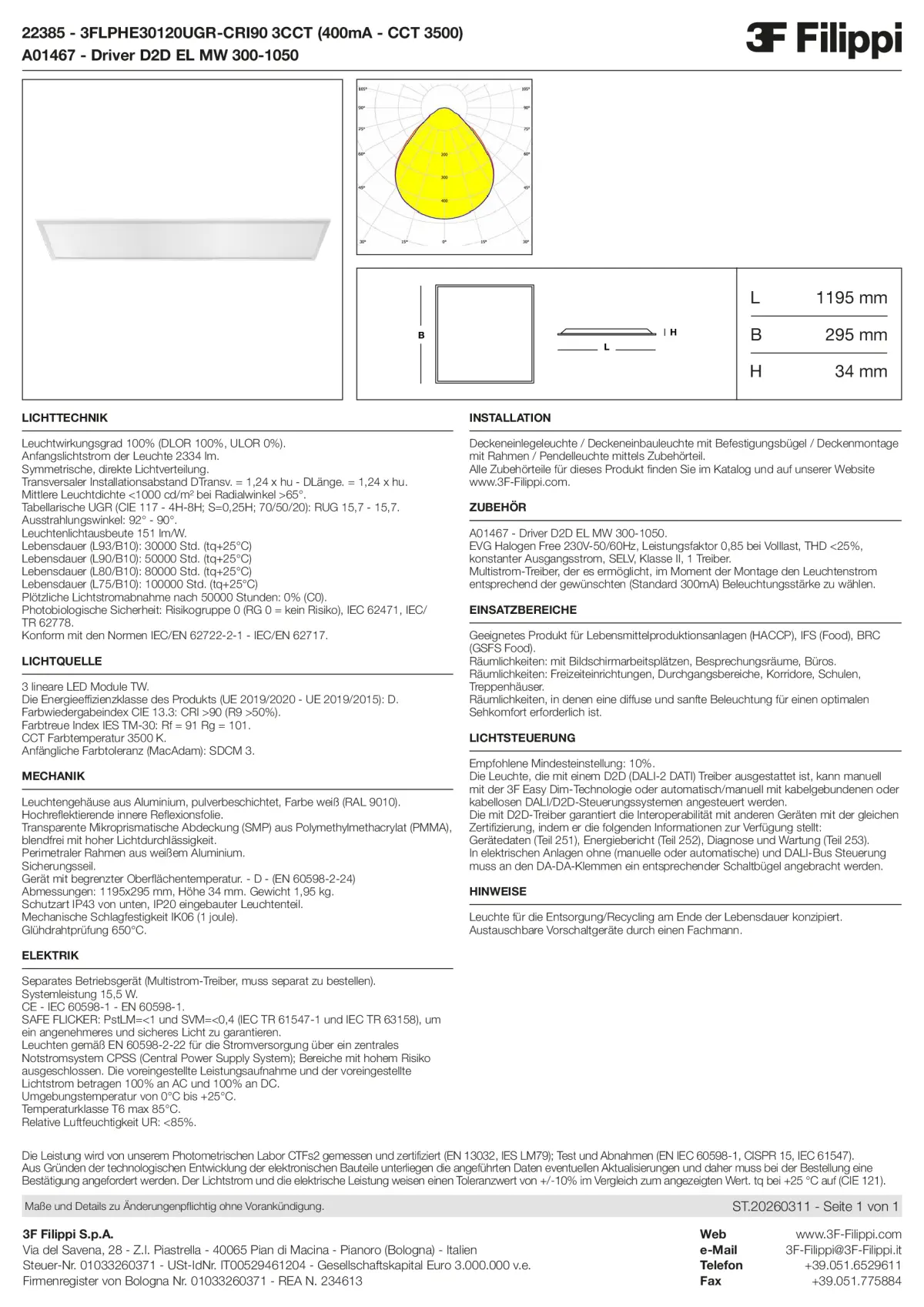 22385+A01467 - 3FLPHE30120UGR-CRI90 3CCT (400mA - CCT 3500) + D2D EL MW 300-1050 - Datasheet - de
