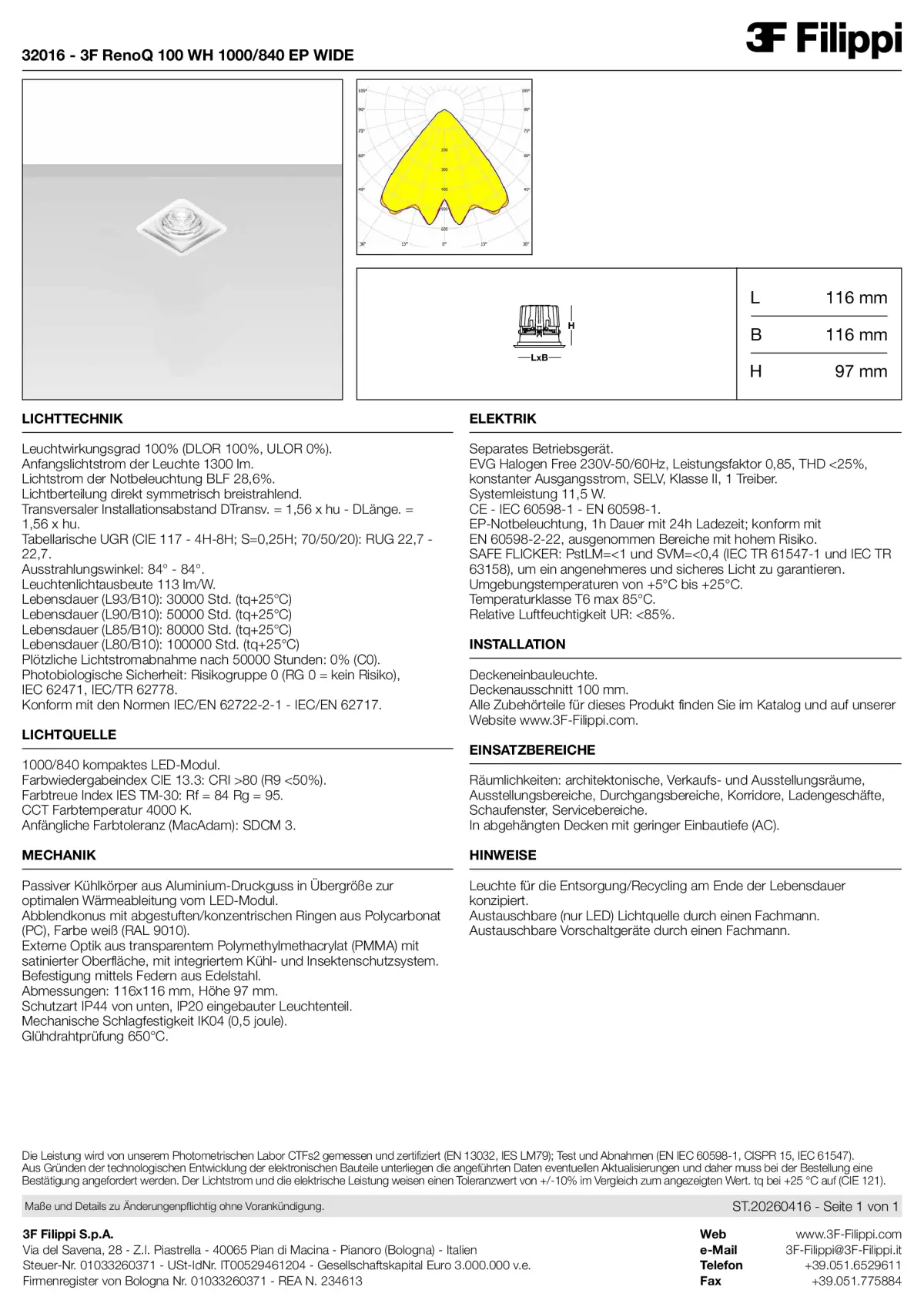 32016 - 3F RenoQ 100 WH 1000-840 EP WIDE - Datasheet - de