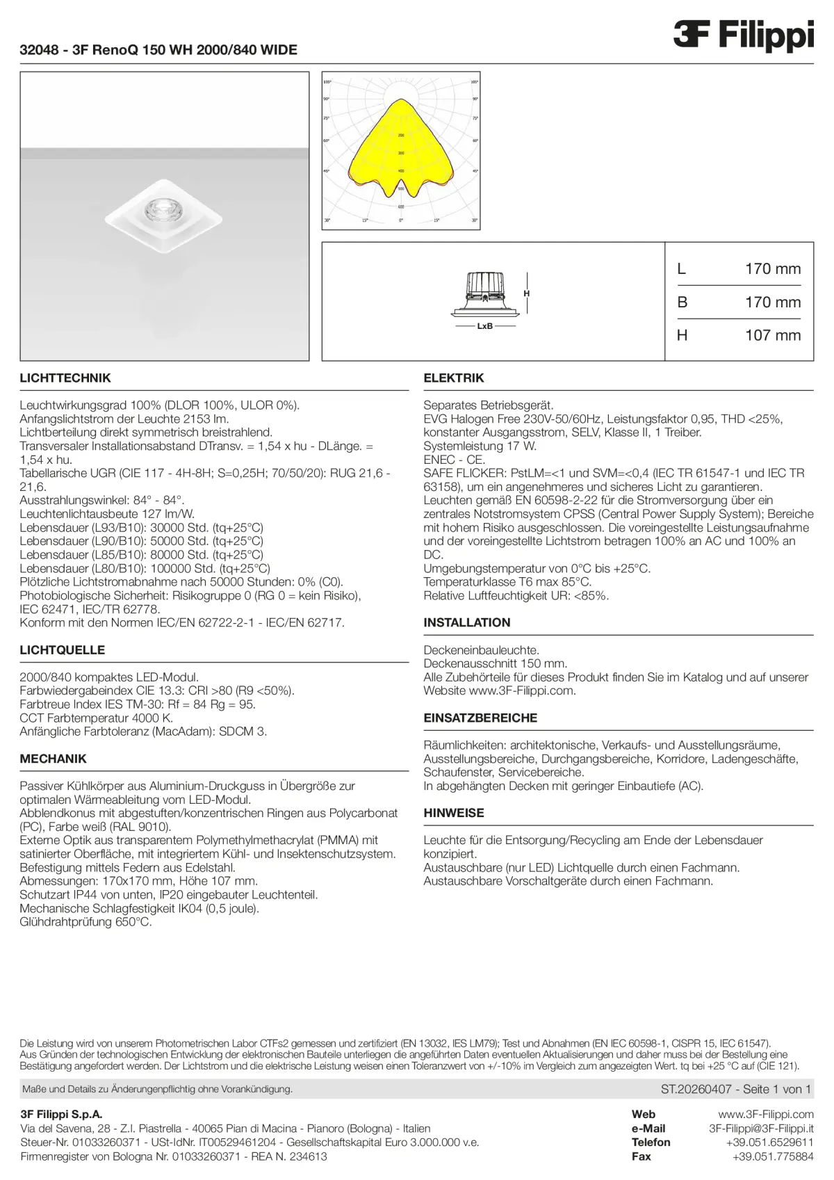 32048 - 3F RenoQ 150 WH 2000-840 WIDE - Datasheet - de