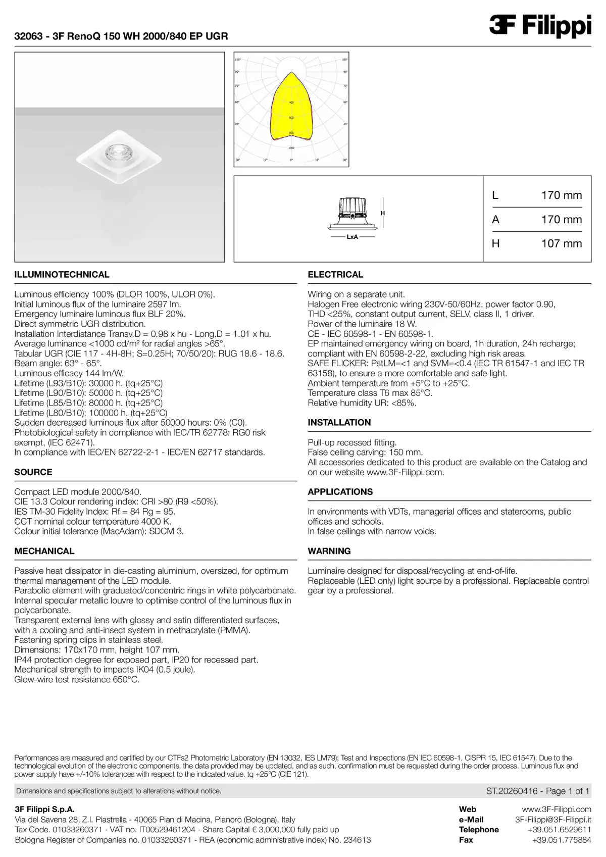 32063 - 3F RenoQ 150 WH 2000-840 EP UGR - Datasheet - en