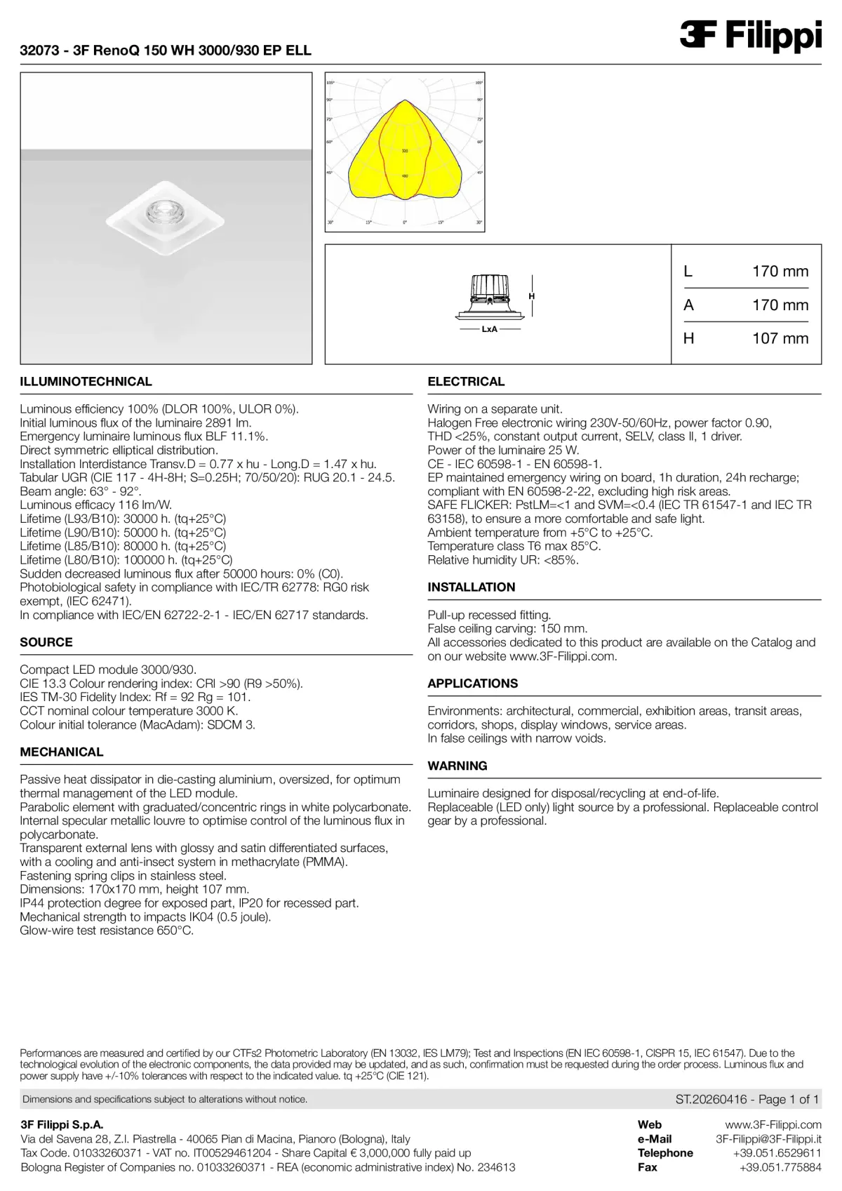 32073 - 3F RenoQ 150 WH 3000-930 EP ELL - Datasheet - en