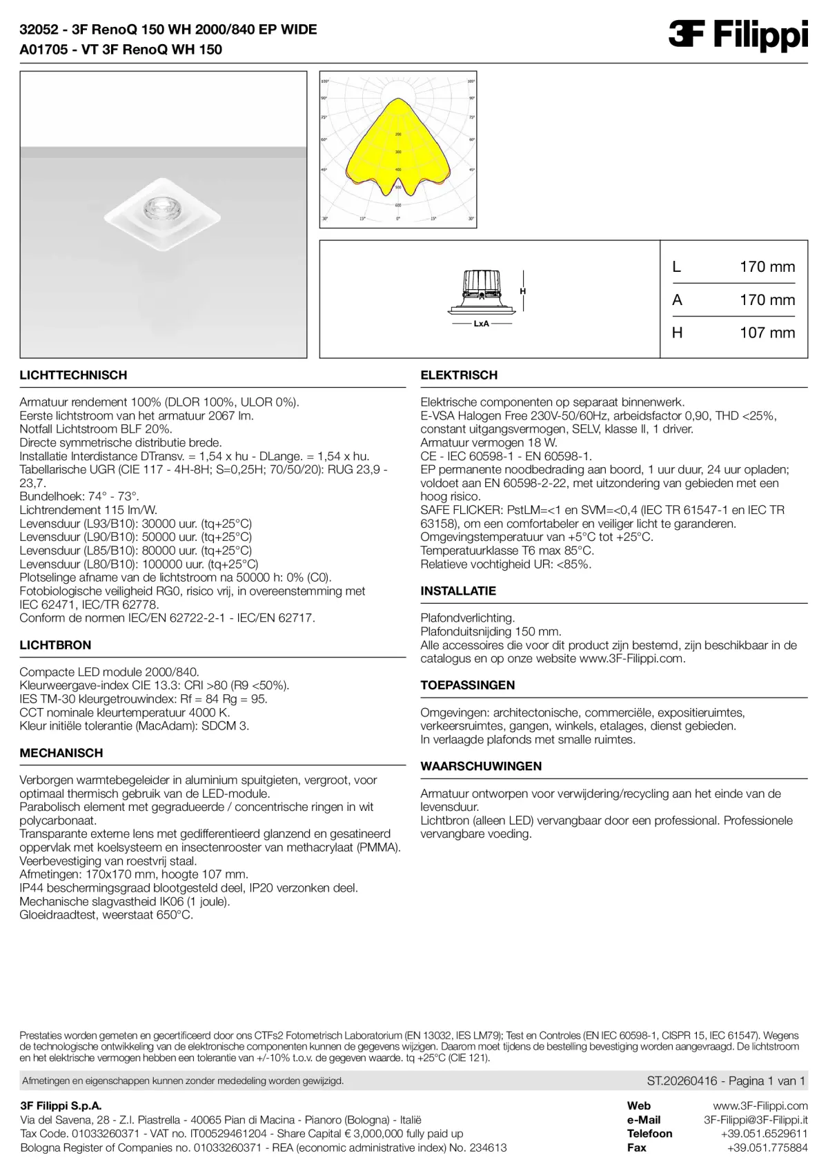32052+A01705 - 3F RenoQ 150 WH 2000-840 EP WIDE + VT WH - Datasheet - nl