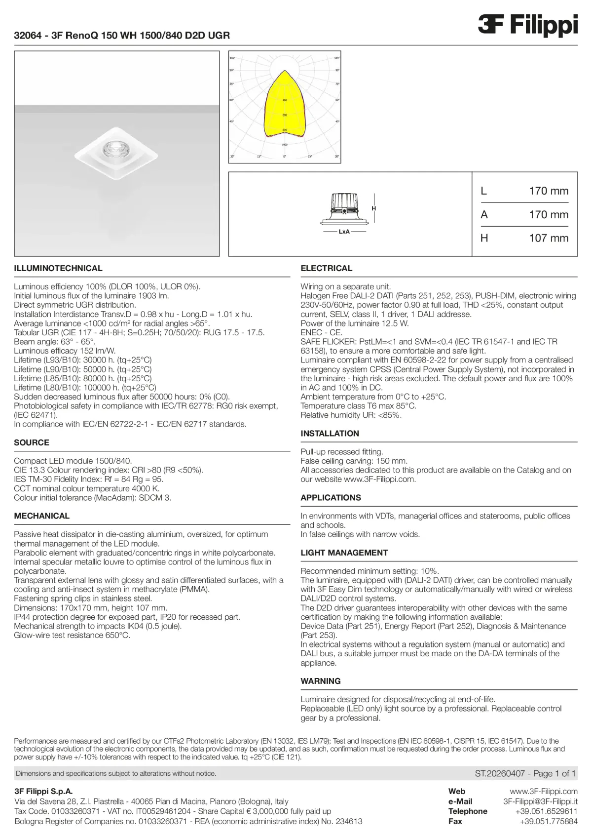 32064 - 3F RenoQ 150 WH 1500-840 D2D UGR - Datasheet - en