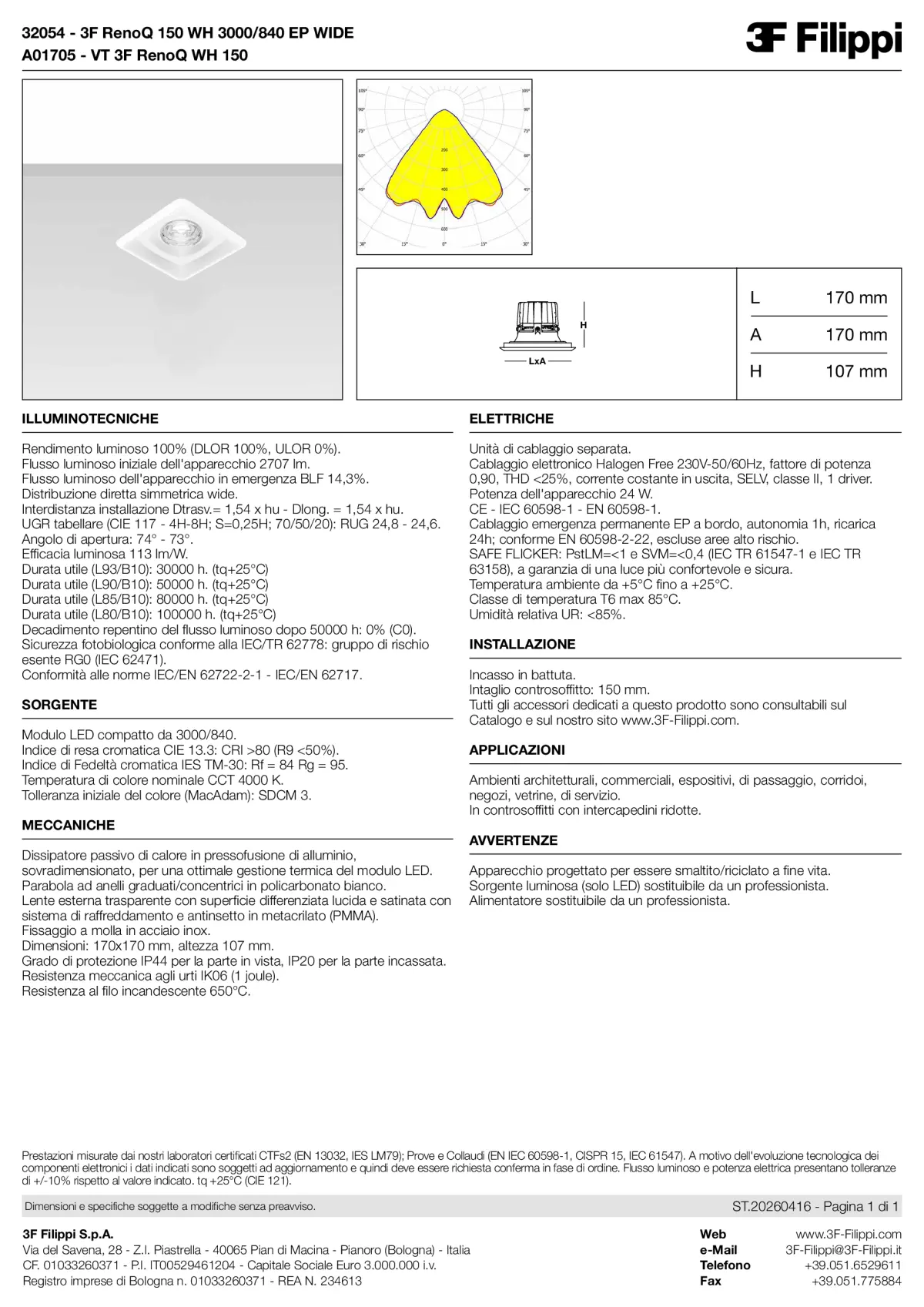 32054+A01705 - 3F RenoQ 150 WH 3000-840 EP WIDE + VT WH - Datasheet - it