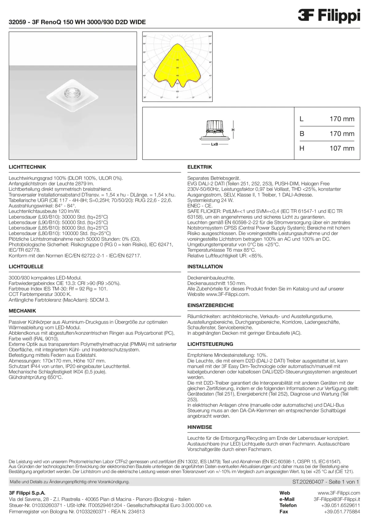 32059 - 3F RenoQ 150 WH 3000-930 D2D WIDE - Datasheet - de