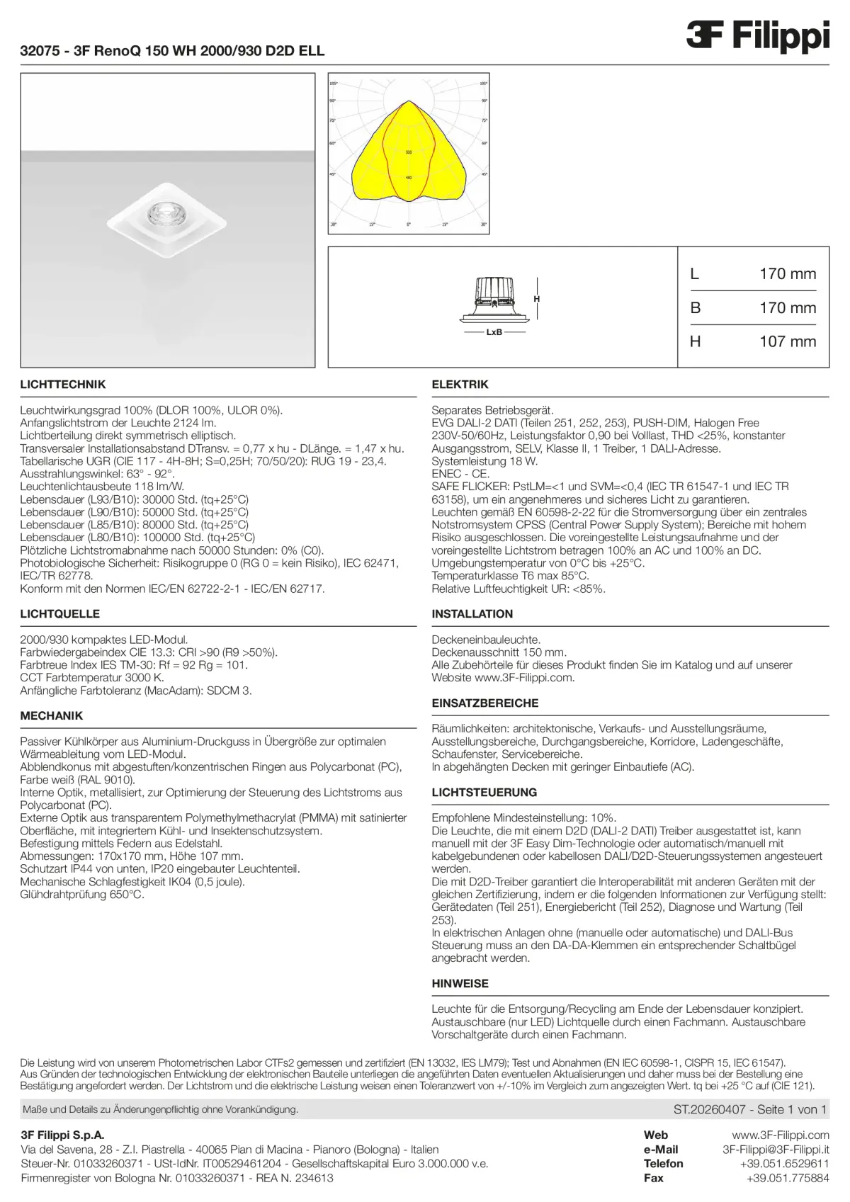 32075 - 3F RenoQ 150 WH 2000-930 D2D ELL - Datasheet - de