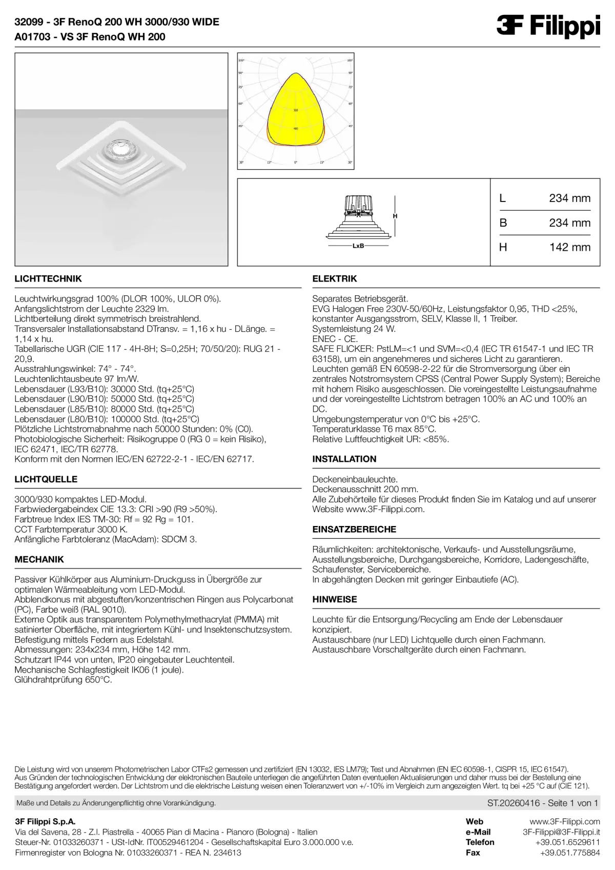 32099+A01703 - 3F RenoQ 200 WH 3000-930 WIDE + VS WH - Datasheet - de