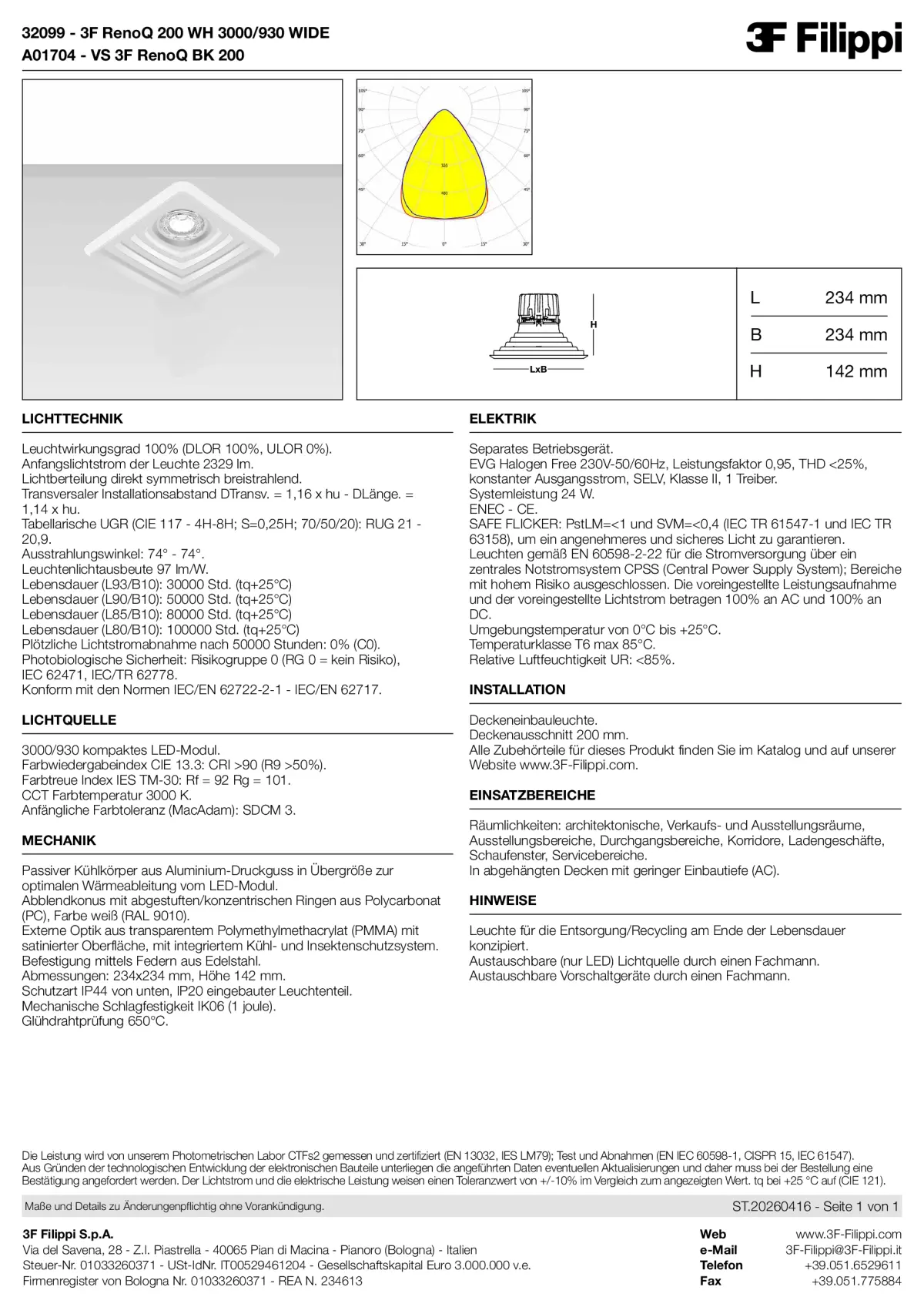 32099+A01704 - 3F RenoQ 200 WH 3000-930 WIDE + VS BK - Datasheet - de