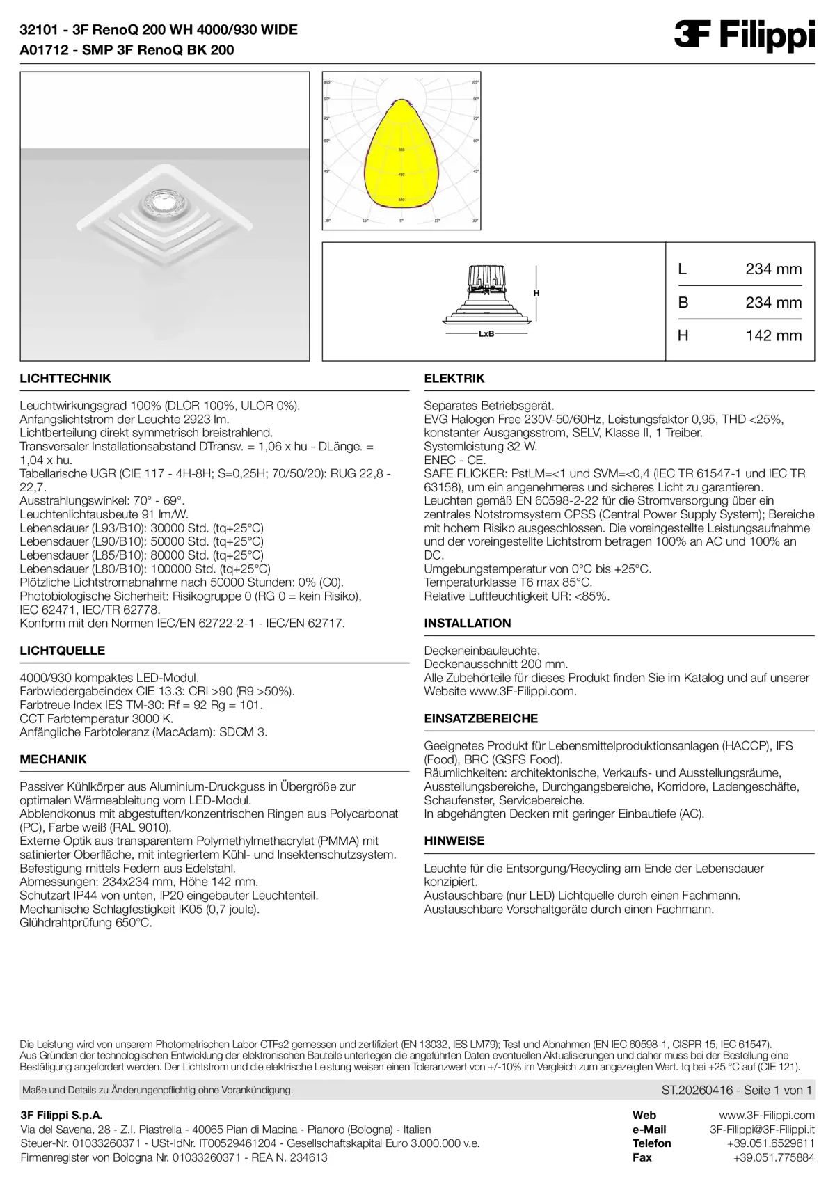 32101+A01712 - 3F RenoQ 200 WH 4000-930 WIDE + SMP BK - Datasheet - de