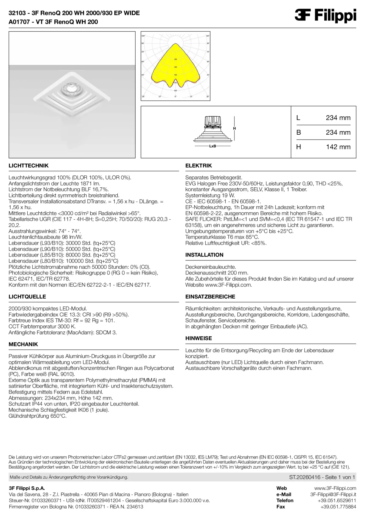32103+A01707 - 3F RenoQ 200 WH 2000-930 EP WIDE + VT WH - Datasheet - de