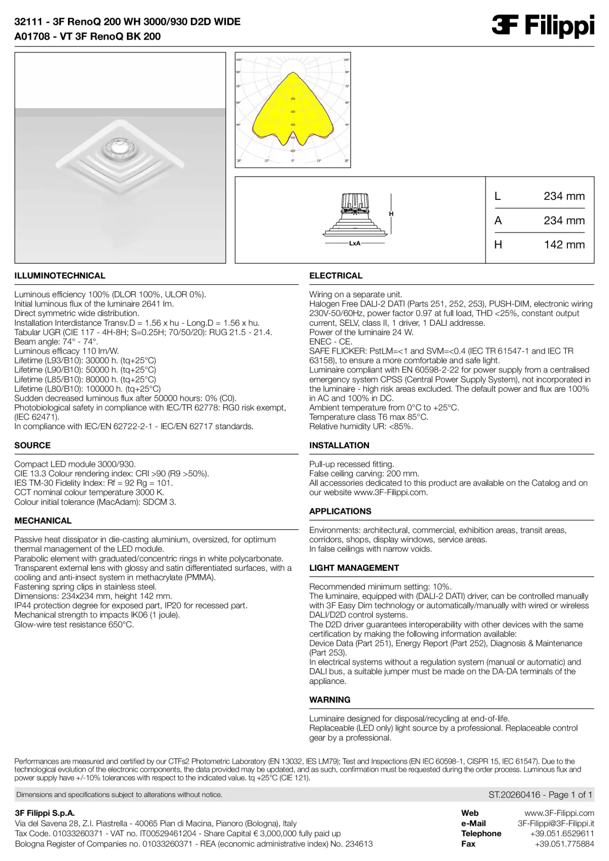 32111+A01708 - 3F RenoQ 200 WH 3000-930 D2D WIDE + VT BK - Datasheet - en