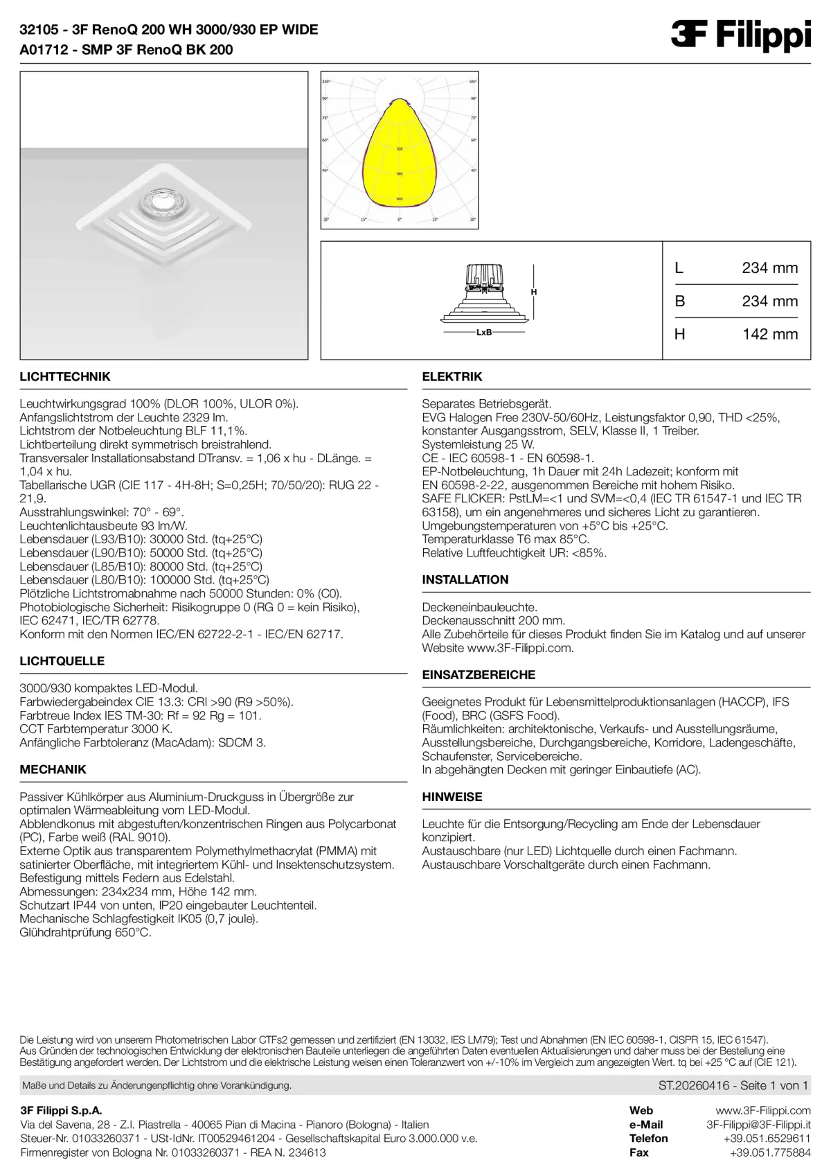 32105+A01712 - 3F RenoQ 200 WH 3000-930 EP WIDE + SMP BK - Datasheet - de