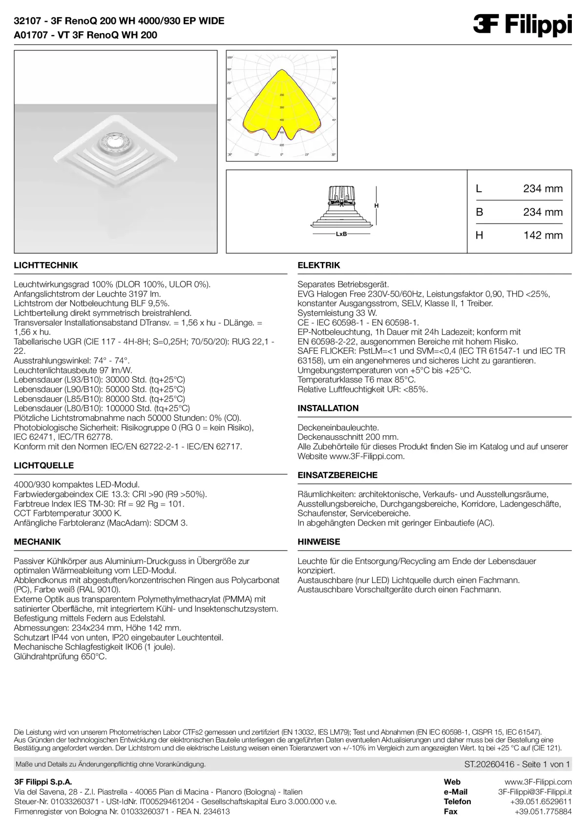 32107+A01707 - 3F RenoQ 200 WH 4000-930 EP WIDE + VT WH - Datasheet - de