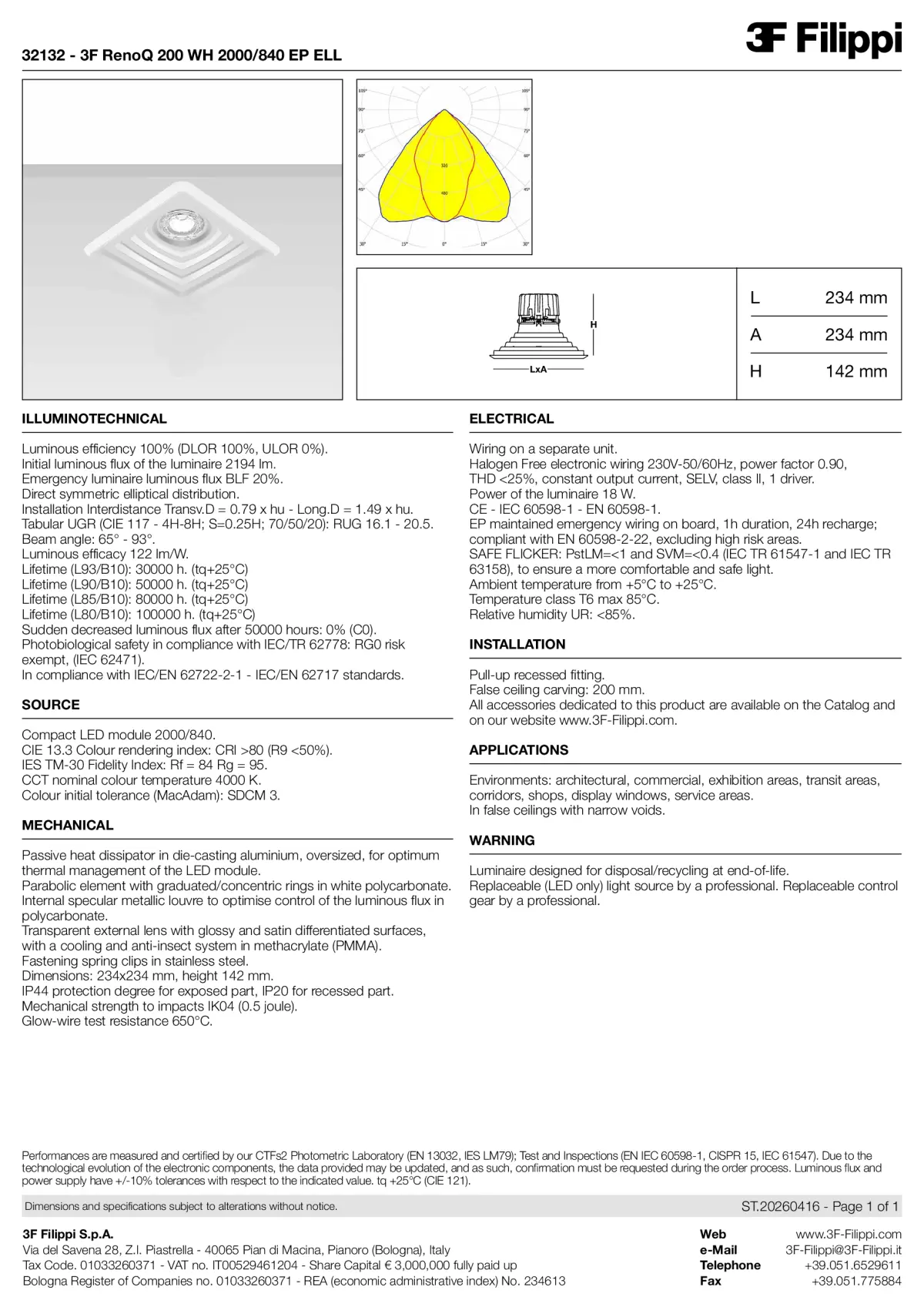 32132 - 3F RenoQ 200 WH 2000-840 EP ELL - Datasheet - en