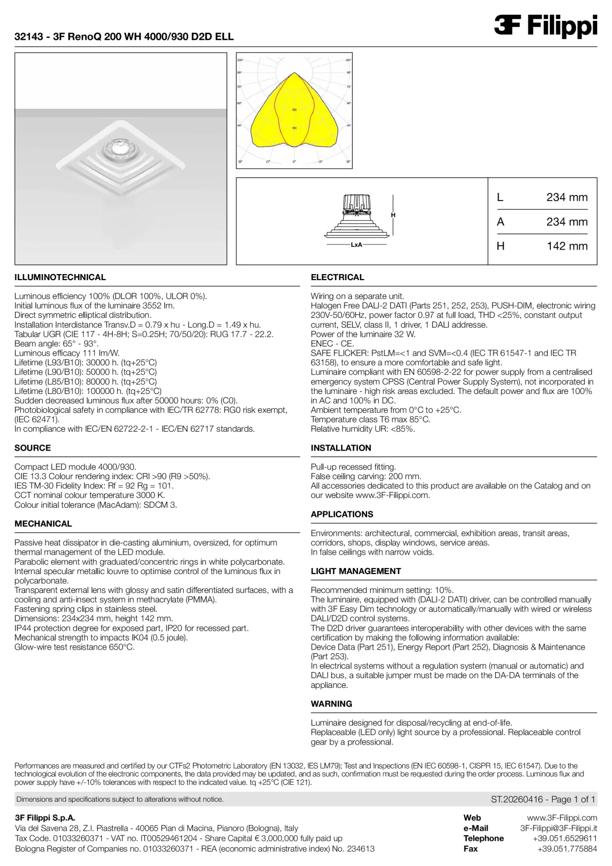 32143 - 3F RenoQ 200 WH 4000-930 D2D ELL - Datasheet - en