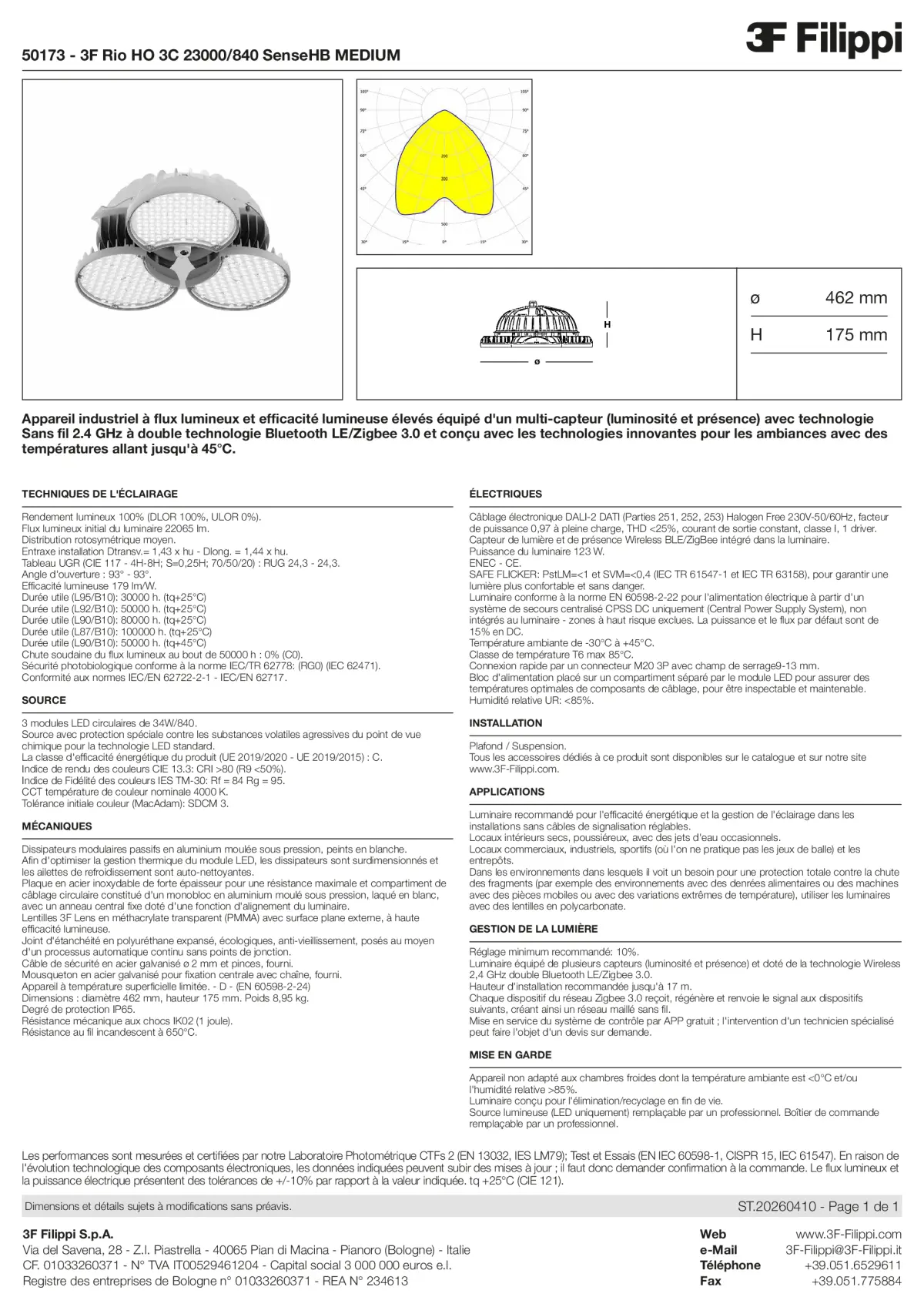 50173 - 3F Rio HO 3C 23000-840 SenseHB MEDIUM - Datasheet - fr