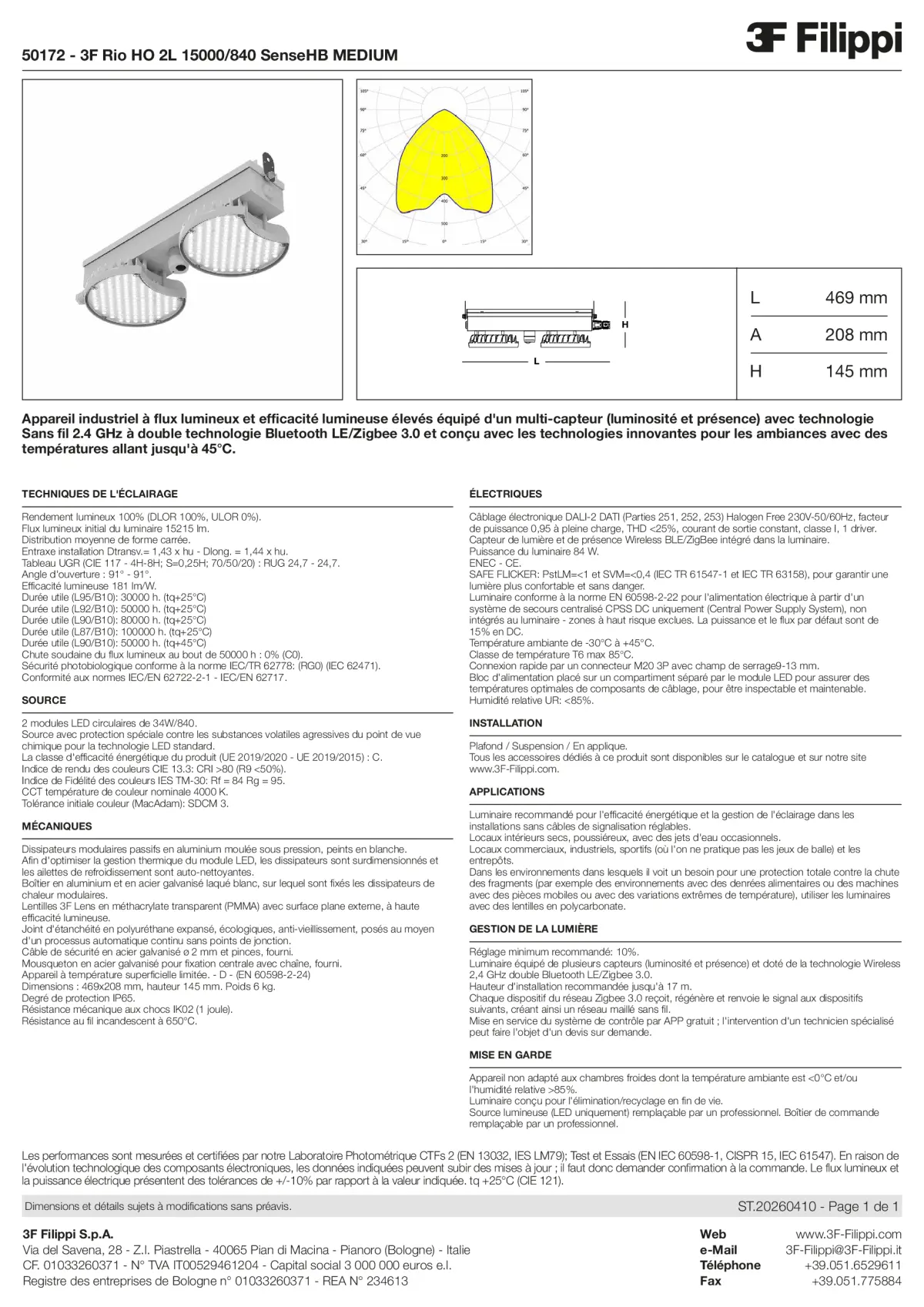 50172 - 3F Rio HO 2L 15000-840 SenseHB MEDIUM - Datasheet - fr