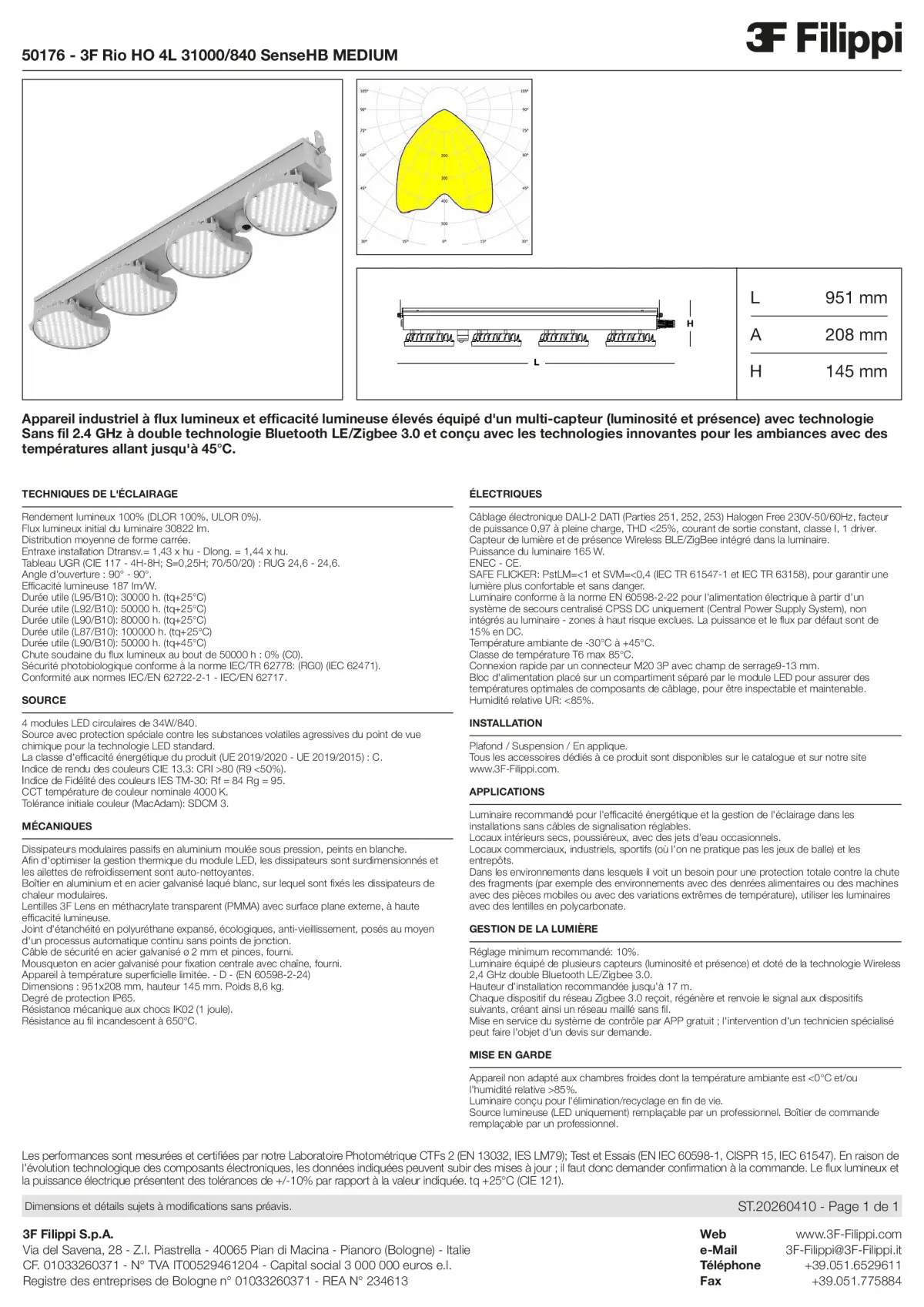 50176 - 3F Rio HO 4L 31000-840 SenseHB MEDIUM - Datasheet - fr