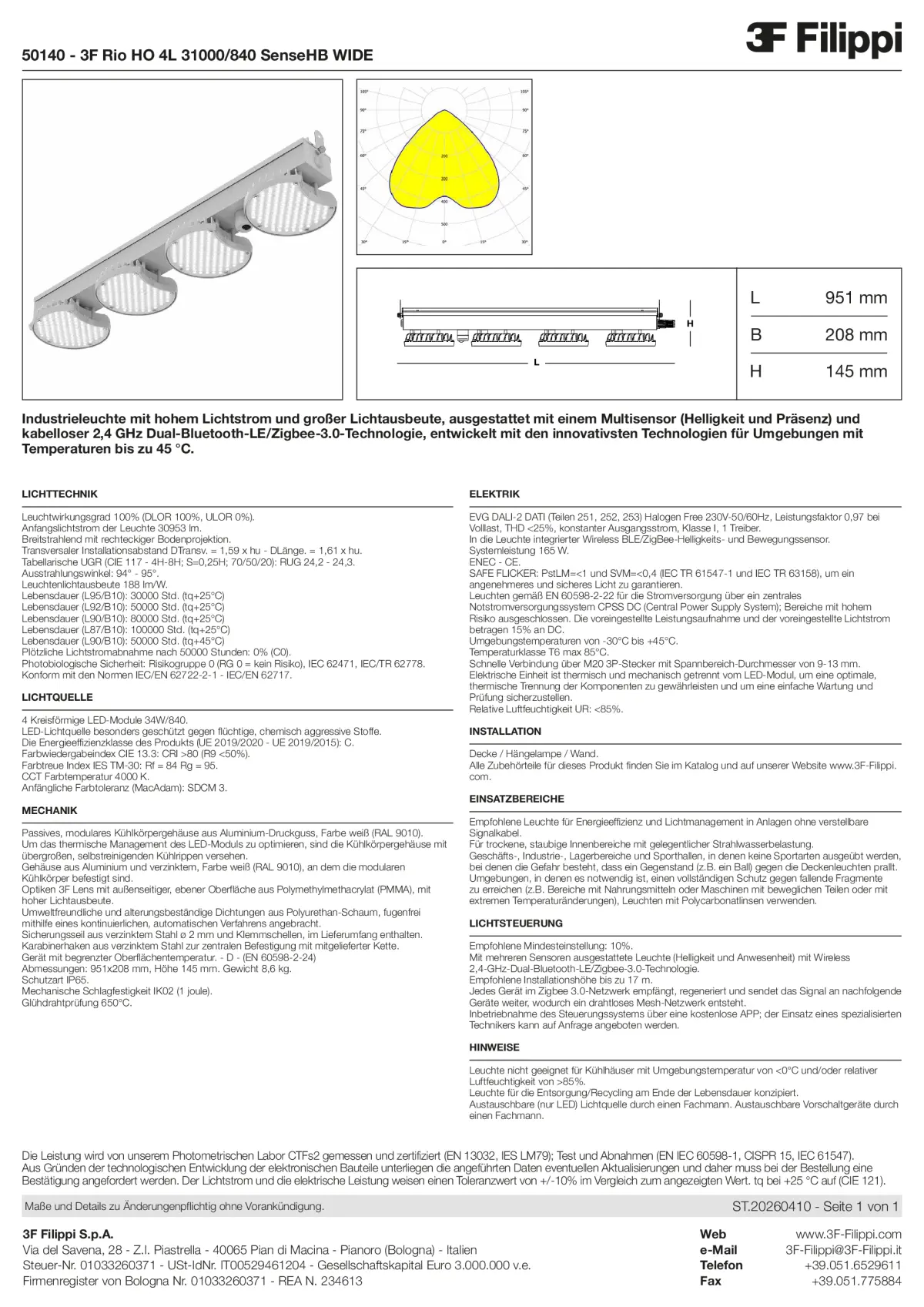 50140 - 3F Rio HO 4L 31000-840 SenseHB WIDE - Datasheet - de