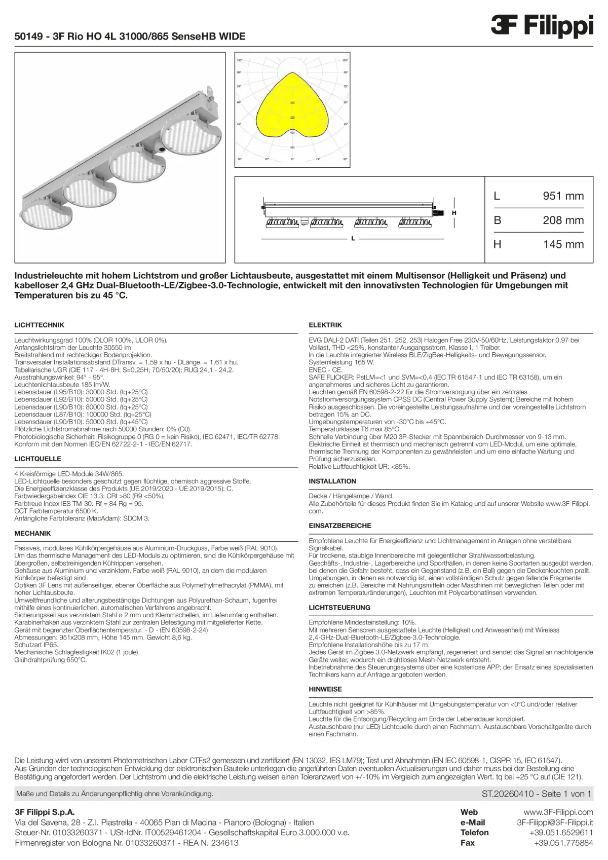 50149 - 3F Rio HO 4L 31000-865 SenseHB WIDE - Datasheet - de