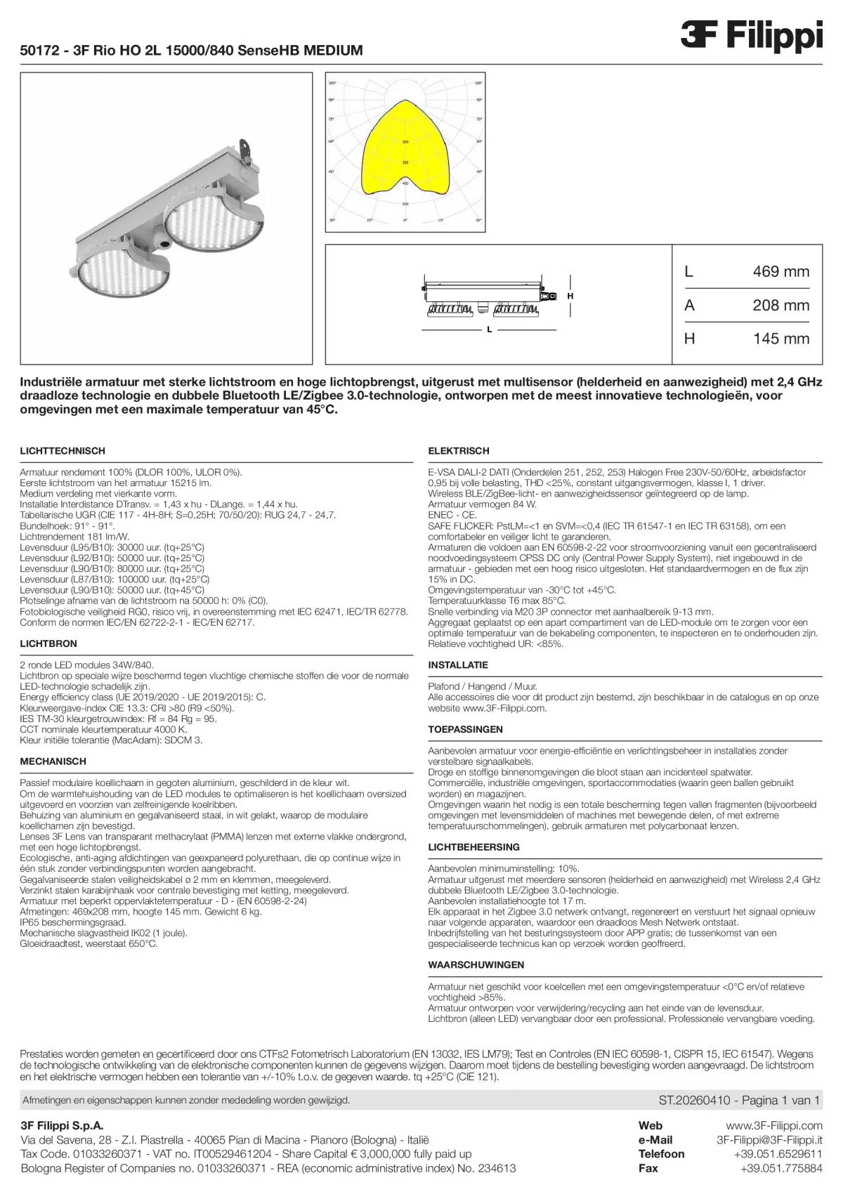 50172 - 3F Rio HO 2L 15000-840 SenseHB MEDIUM - Datasheet - nl
