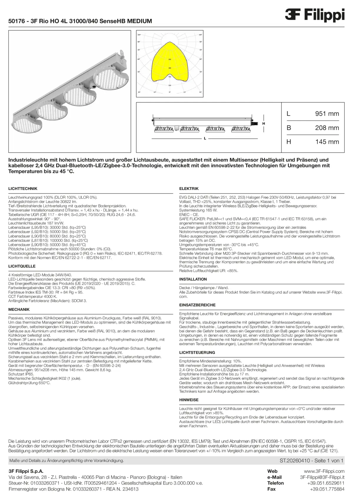 50176 - 3F Rio HO 4L 31000-840 SenseHB MEDIUM - Datasheet - de