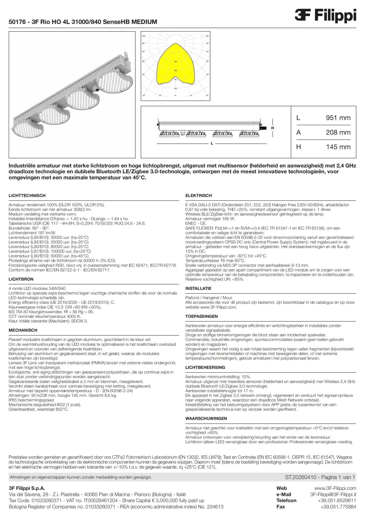 50176 - 3F Rio HO 4L 31000-840 SenseHB MEDIUM - Datasheet - nl