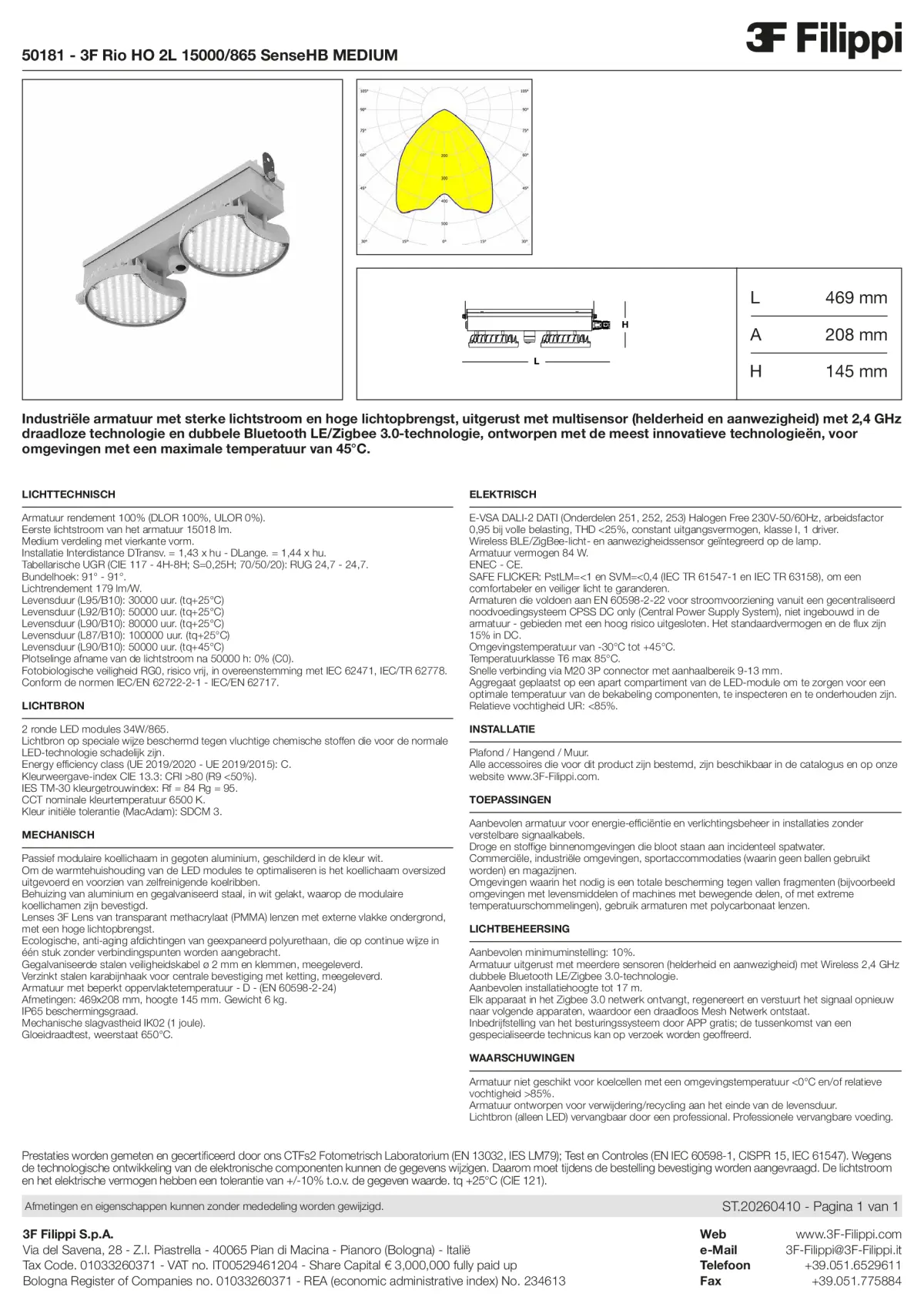 50181 - 3F Rio HO 2L 15000-865 SenseHB MEDIUM - Datasheet - nl