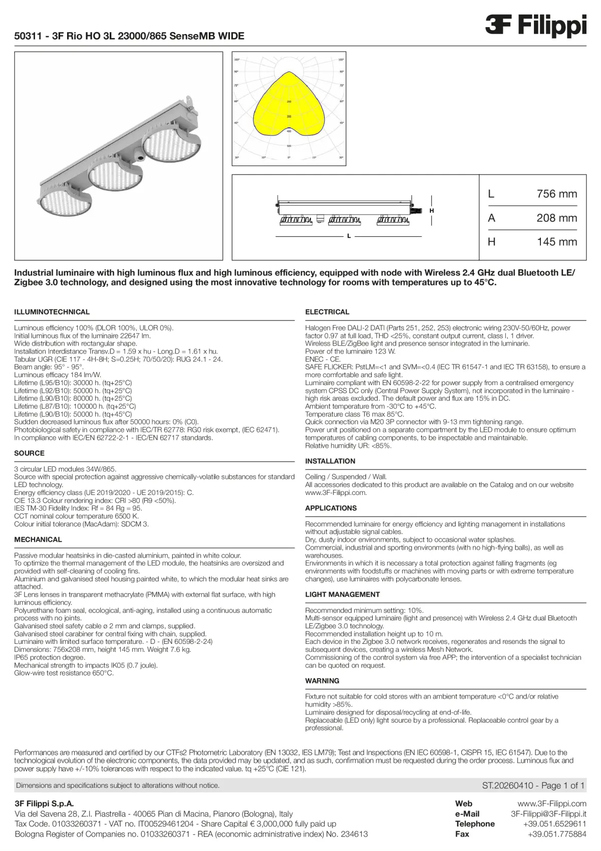 50311 - 3F Rio HO 3L 23000-865 SenseMB WIDE - Datasheet - en
